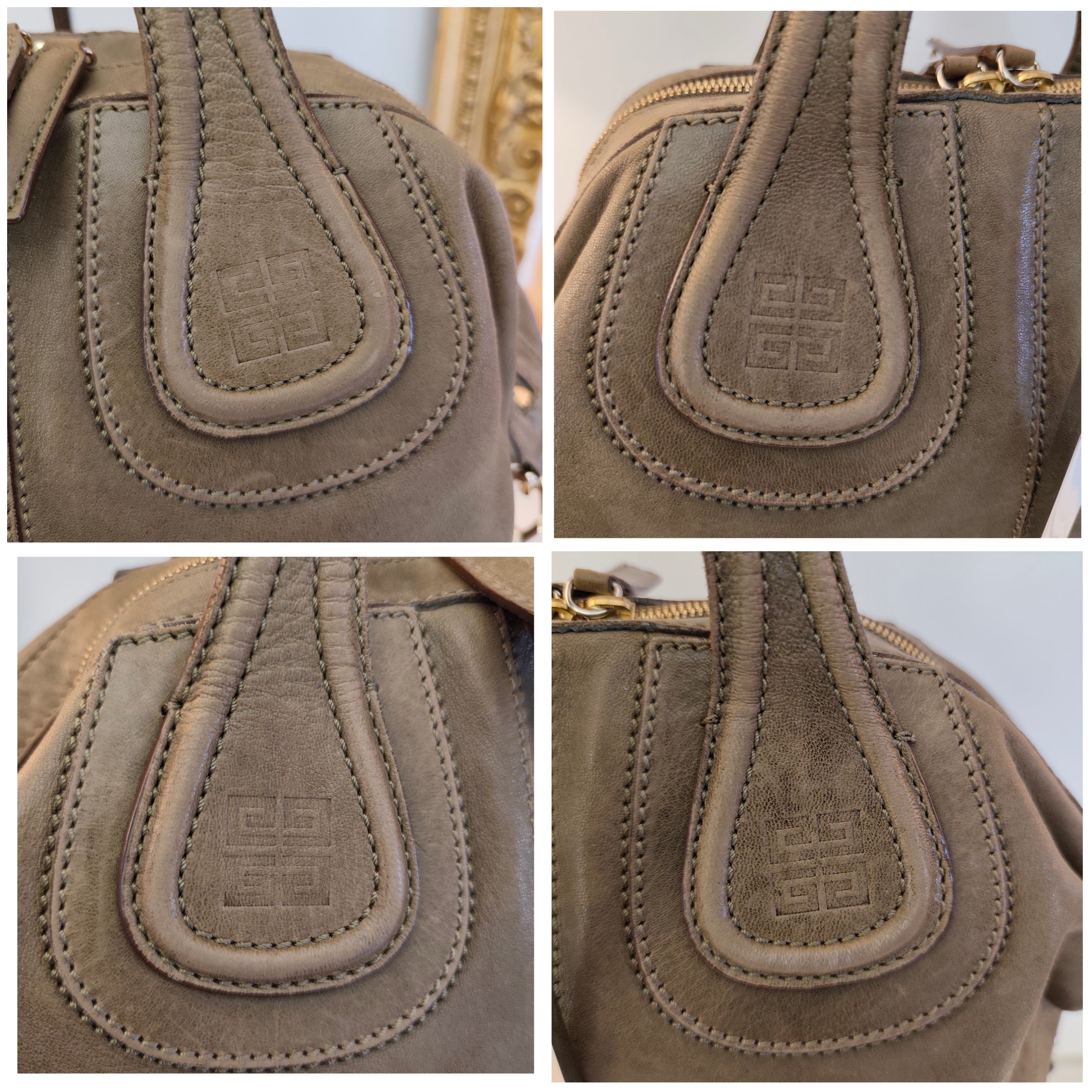 Givenchy - Nightingale Borsa Tote in Pelle Kaki