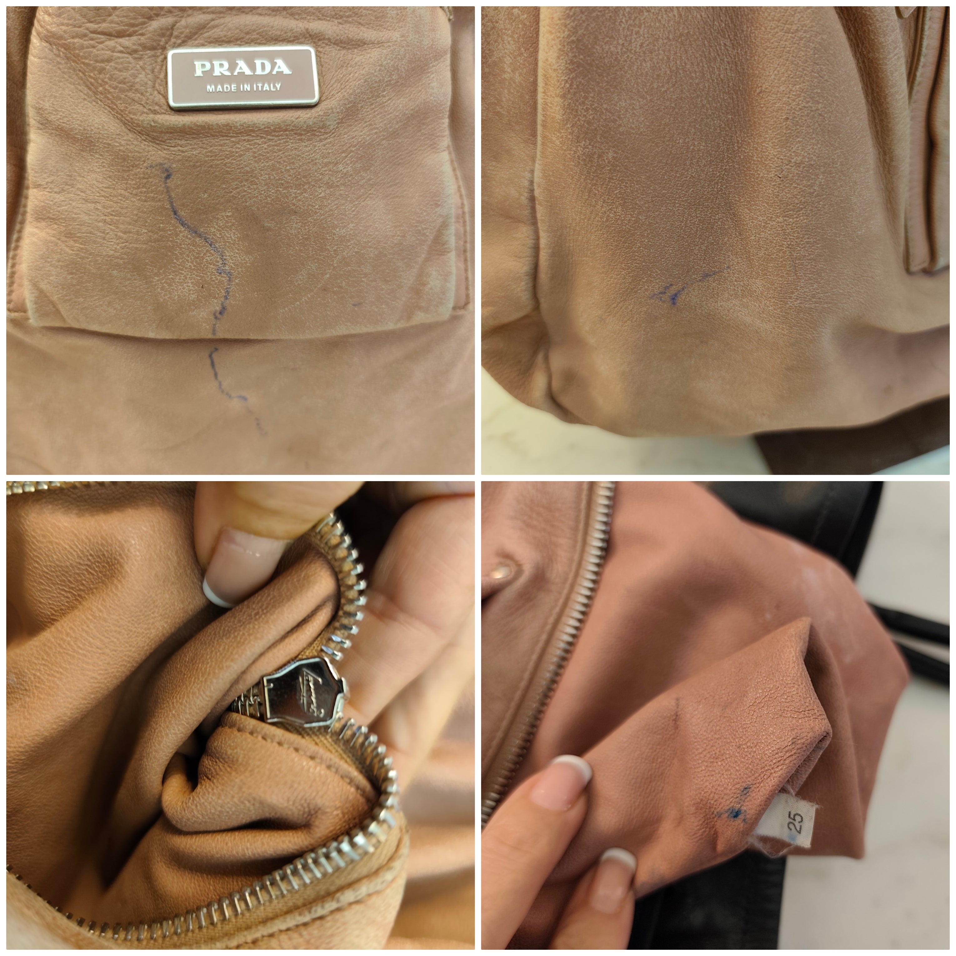 Prada - Borsa a Spalla a Sacco in Pelle Nera con Coulisse e Nappine
