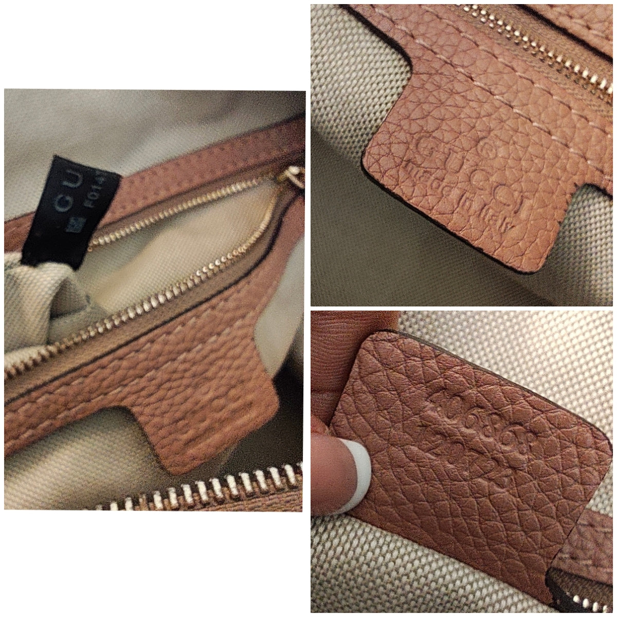 GUCCI - Bauletto Boston Edizione Limitata in Tessuto GG Beige e Rosa con Tracolla
