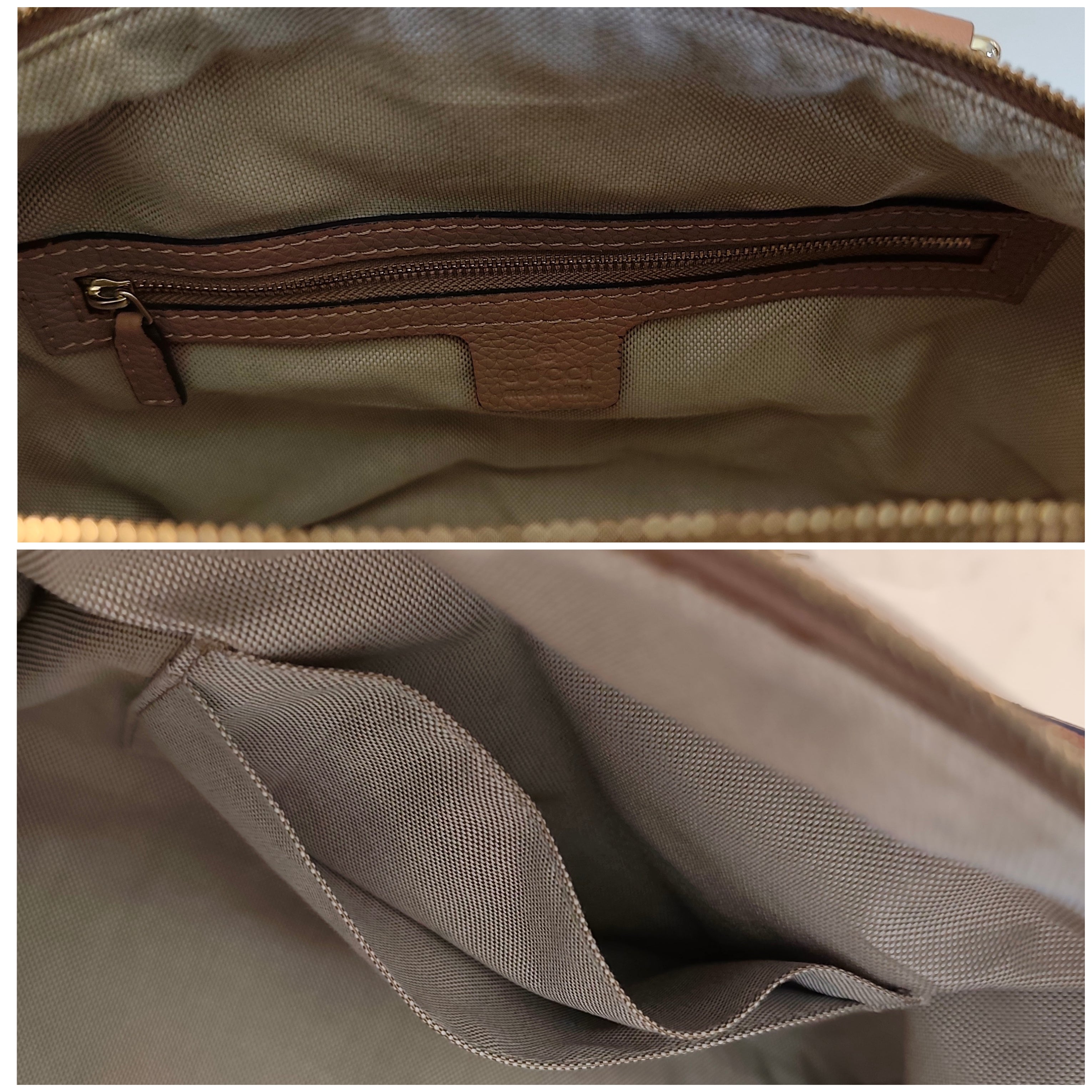 GUCCI - Bauletto Boston Edizione Limitata in Tessuto GG Beige e Rosa con Tracolla