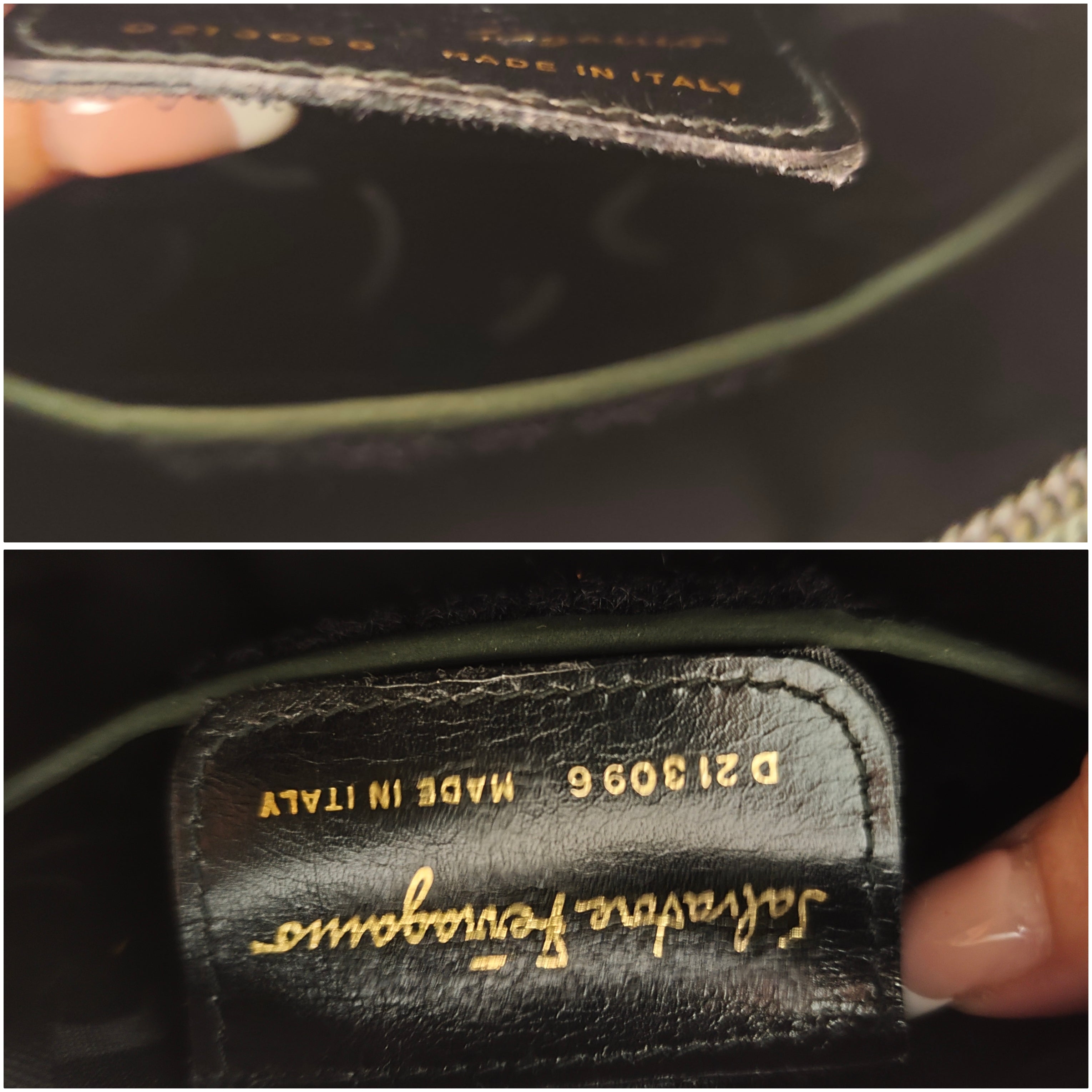 Ferragamo - Borsa a Tracolla “VARA” Camera Bag Camoscio Verde Bosco