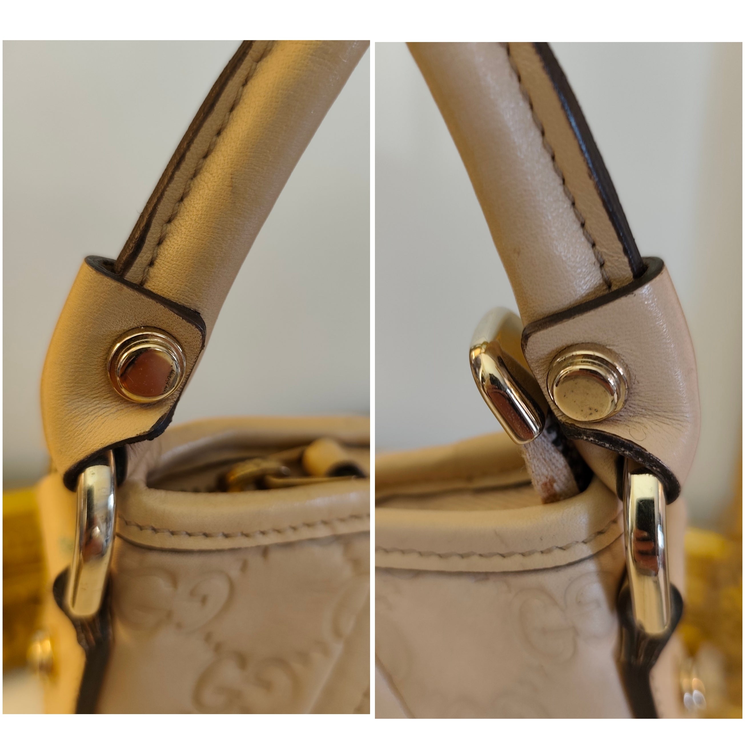 Gucci - Abbey D-Ring Borsa a Spalla in Pelle Guccissima Avorio