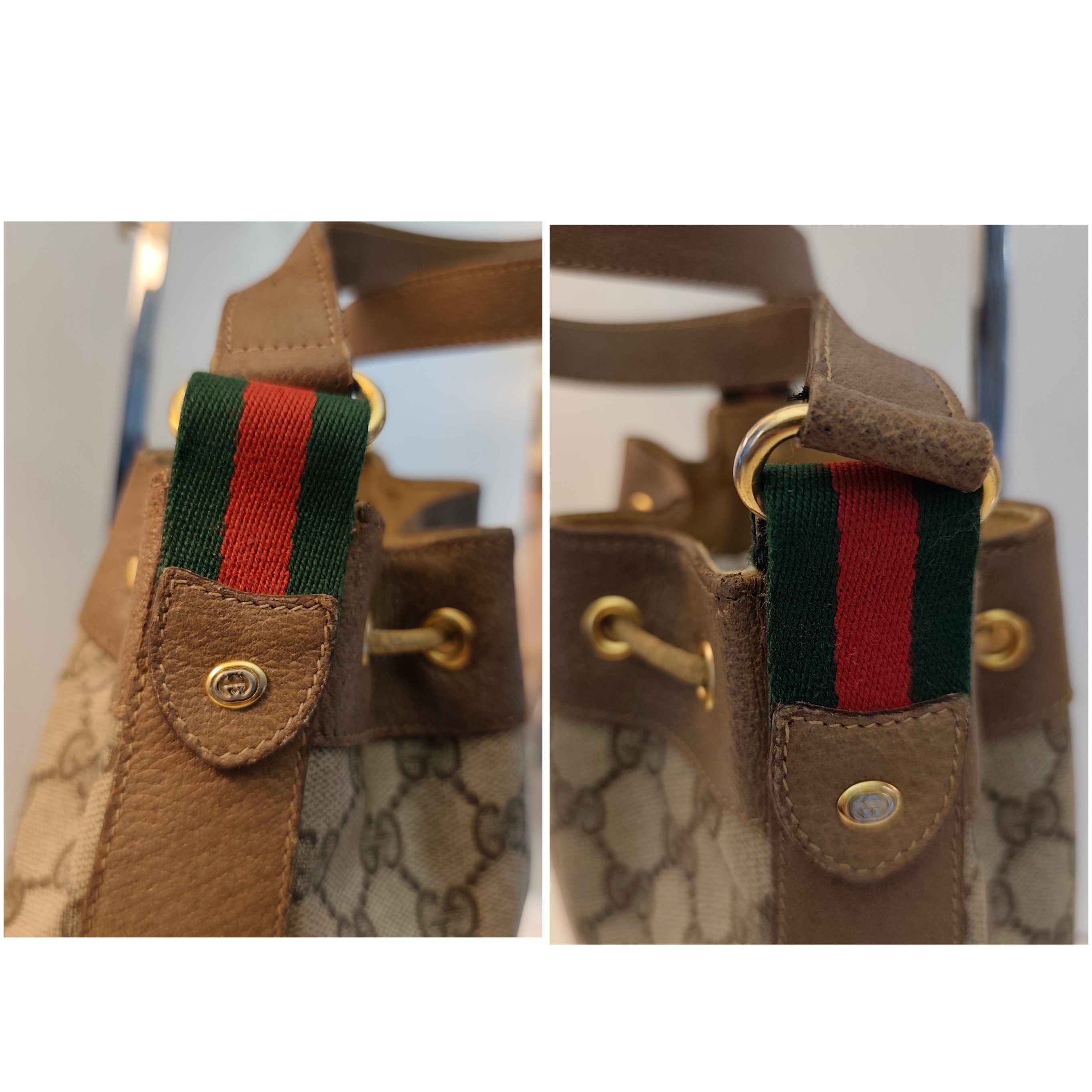 Gucci - Secchiello Ophidia Ovale "GG" Supreme Beige Vintage