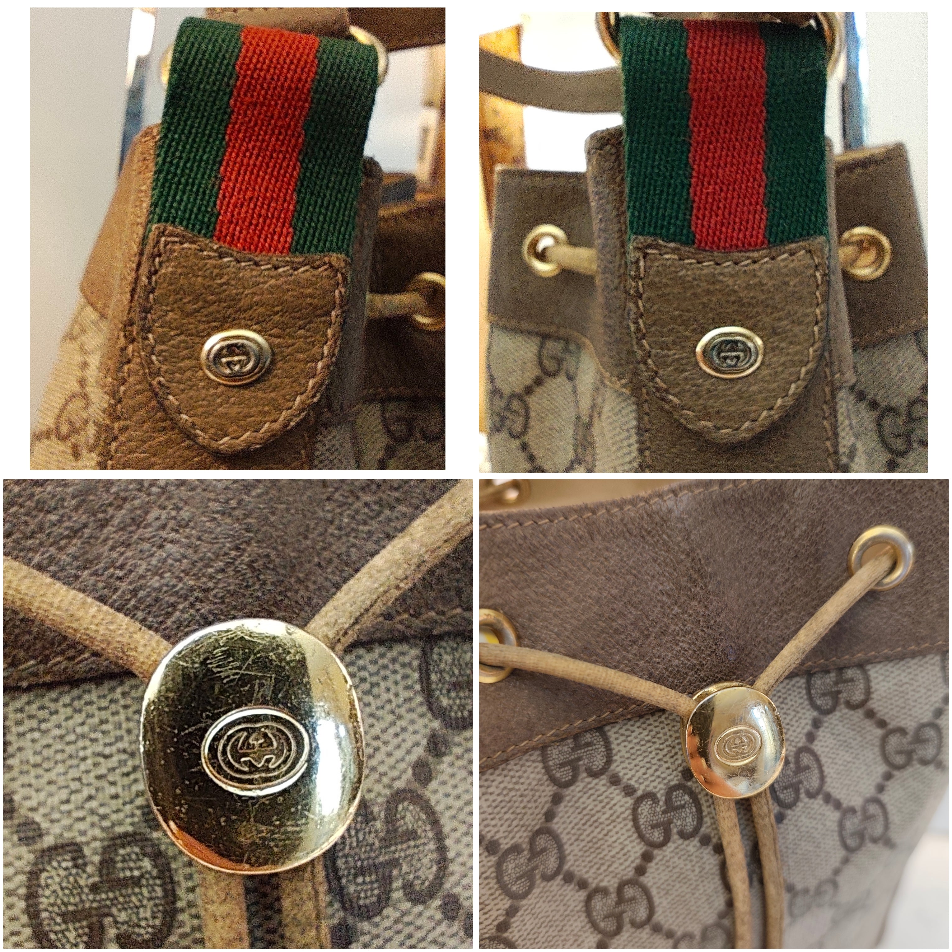 Gucci - Secchiello Ophidia Ovale "GG" Supreme Beige Vintage