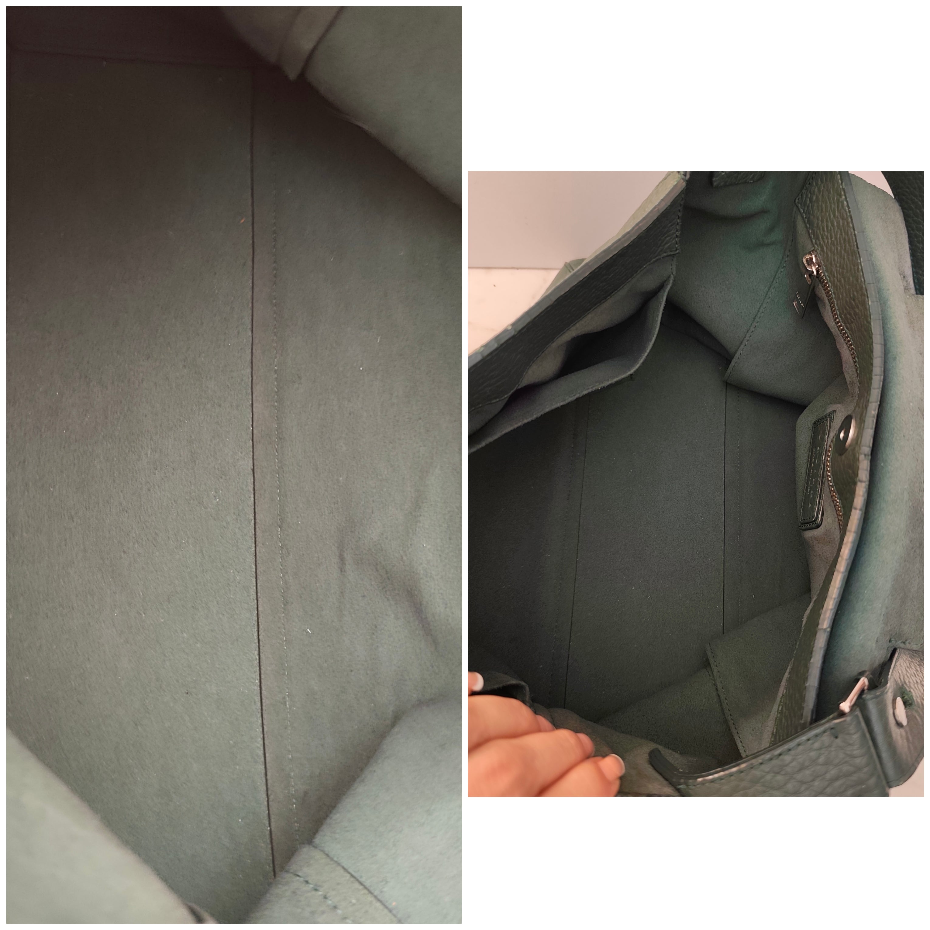 Orciani – Sveva Soft Grande in Pelle Verde Bosco