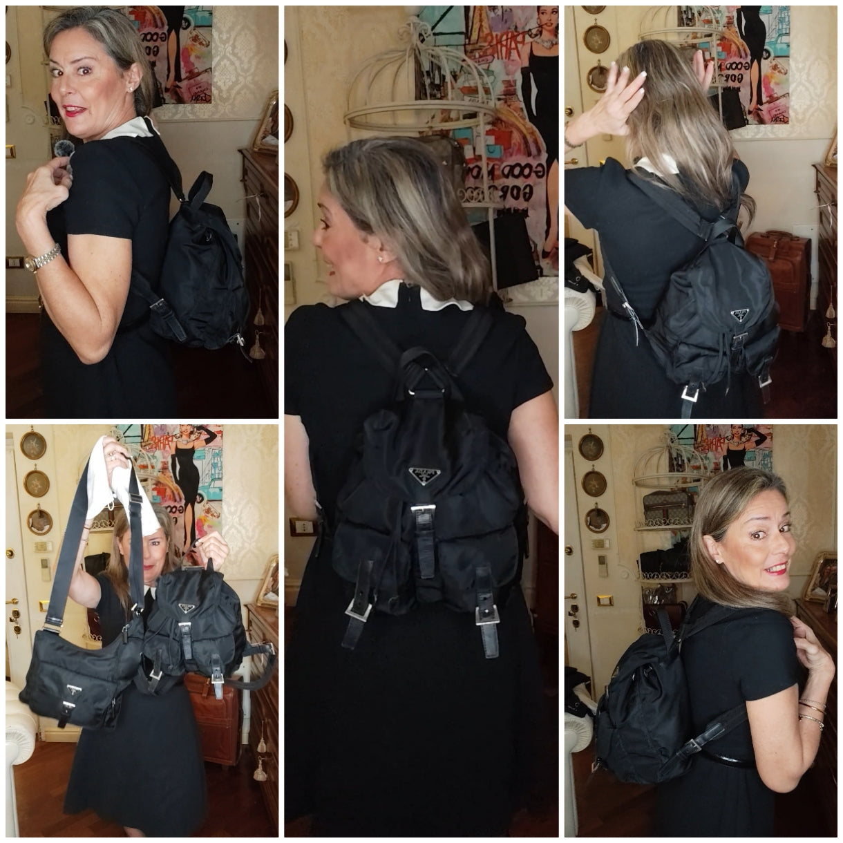 Prada – Zaino Re-Nylon Nero