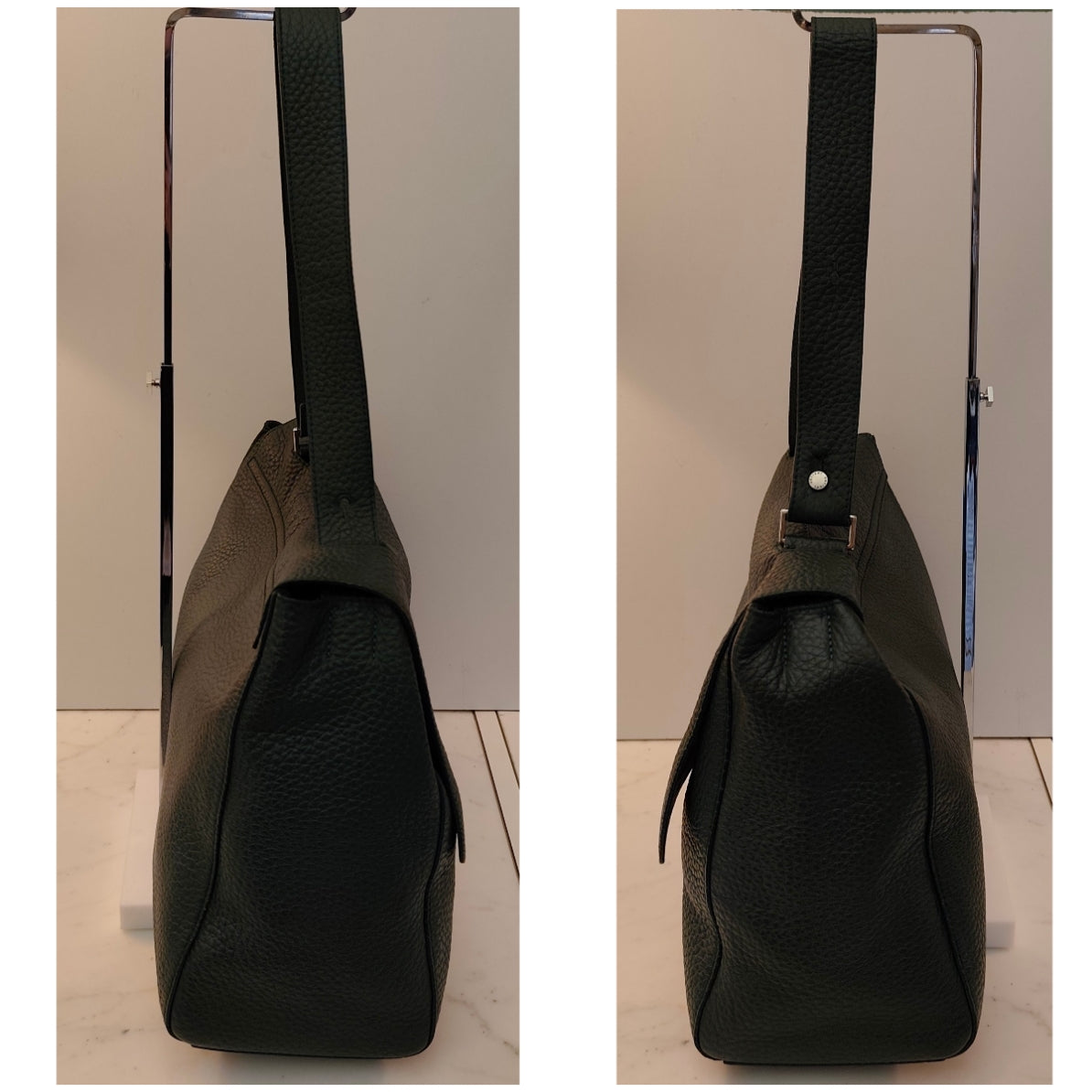 Orciani – Sveva Soft Grande in Pelle Verde Bosco