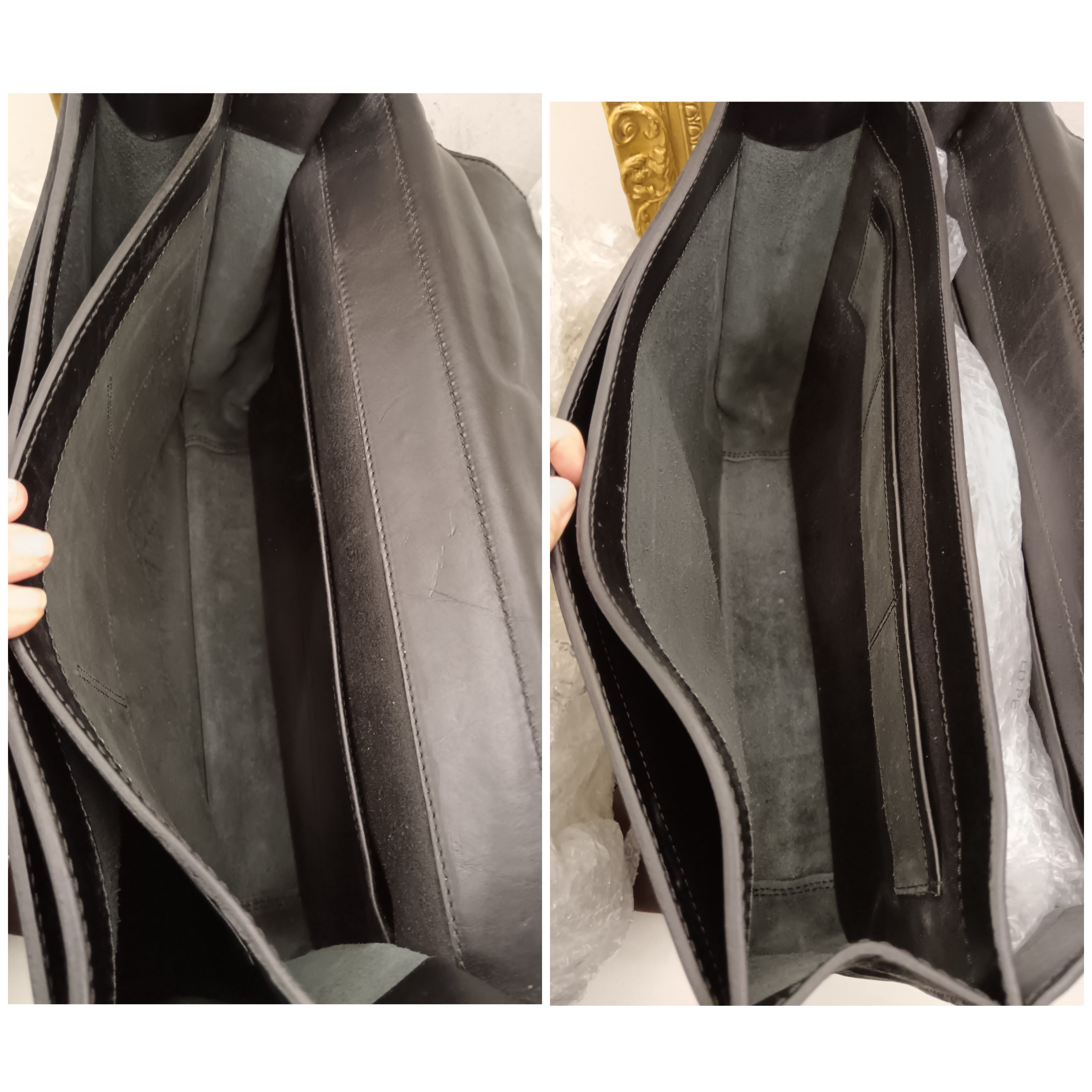 The Bridge – Cartella/Borsa lavoro pelle nera con tracolla