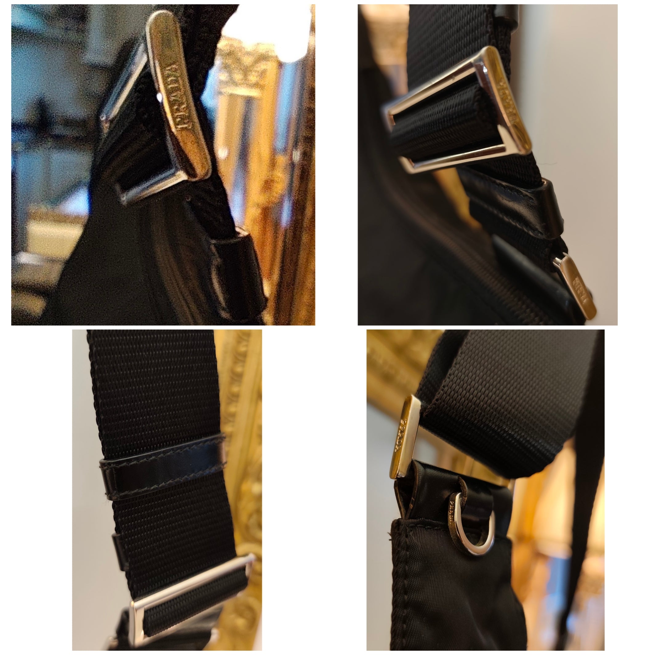 Prada - Borsa Borsello a Spalla o Tracolla Re-Nylon Nero