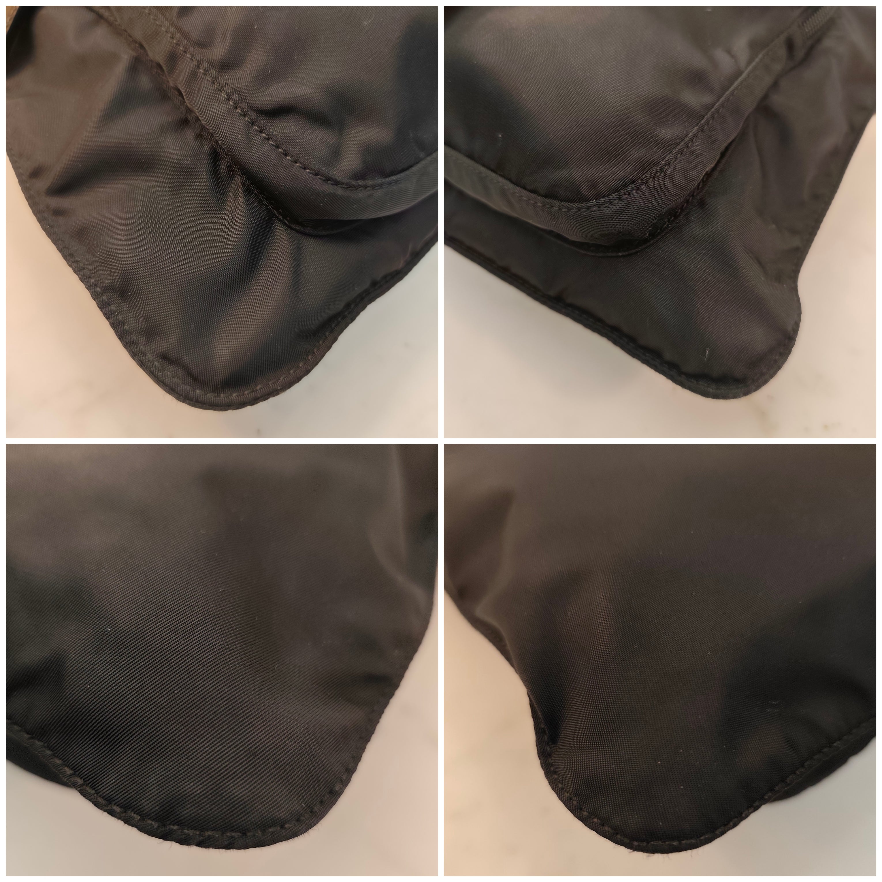 Prada - Borsa Borsello a Spalla o Tracolla Re-Nylon Nero