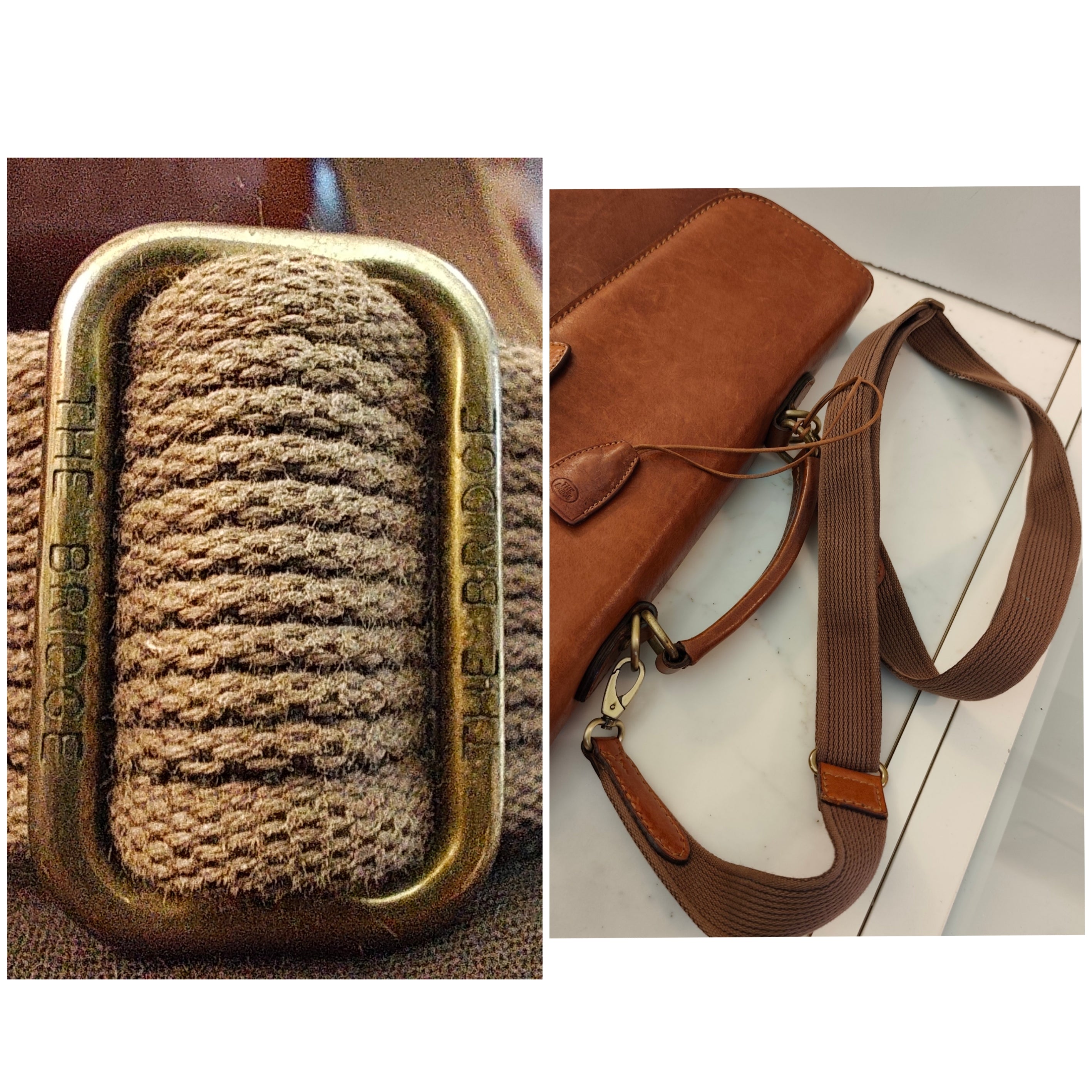 The Bridge – Cartella Story 1 Soffietto a Scatto in Pelle Vintage