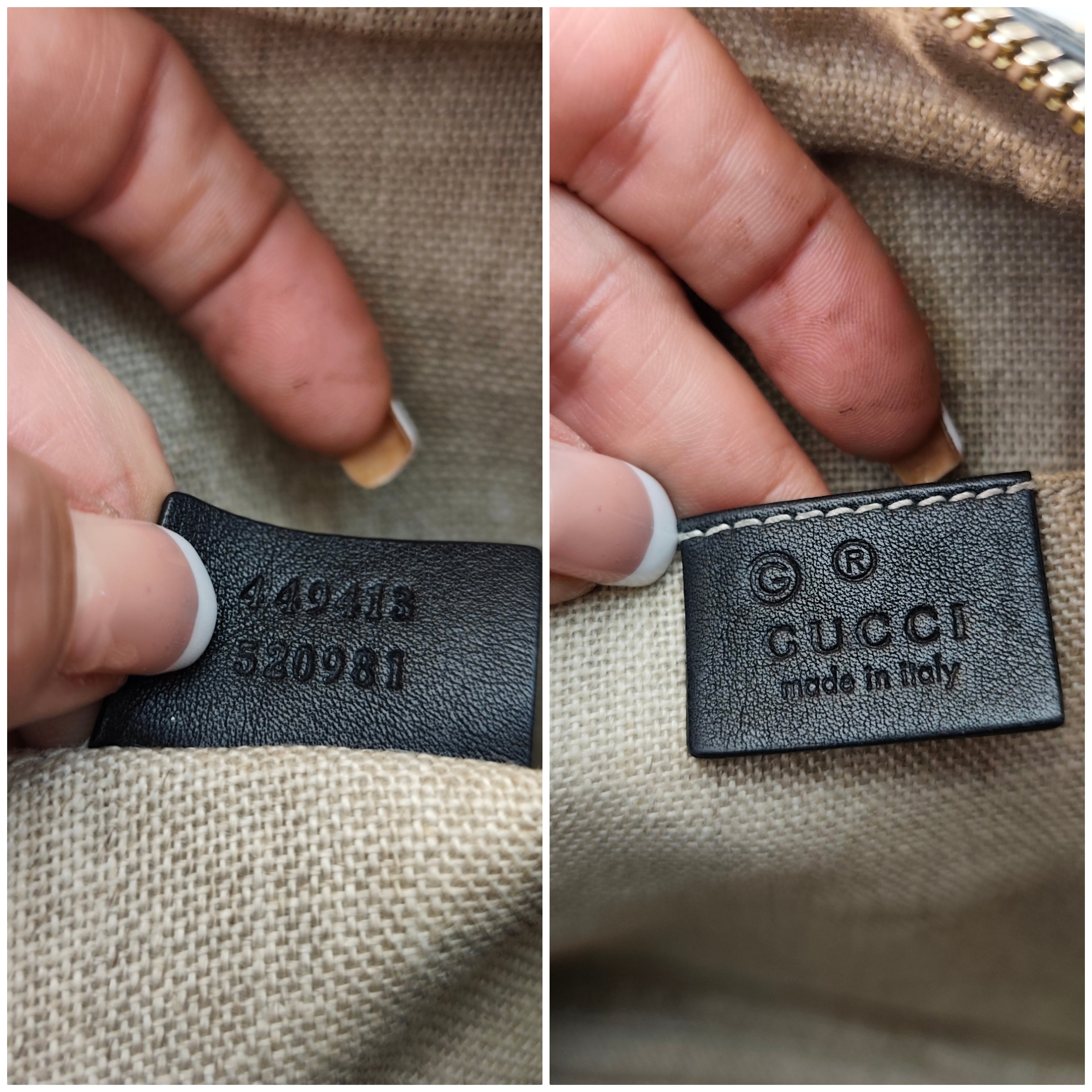 Gucci – Bree Camera Bag a tracolla Pelle Microguccissima