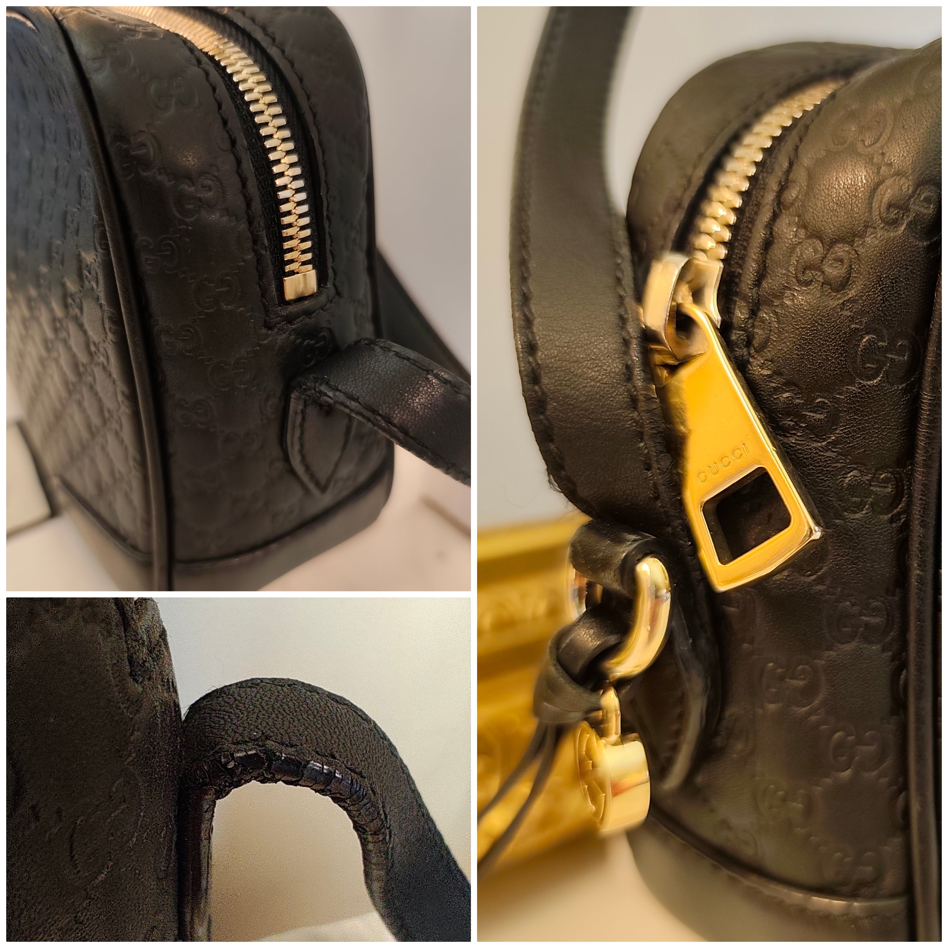 Gucci – Bree Camera Bag a tracolla Pelle Microguccissima