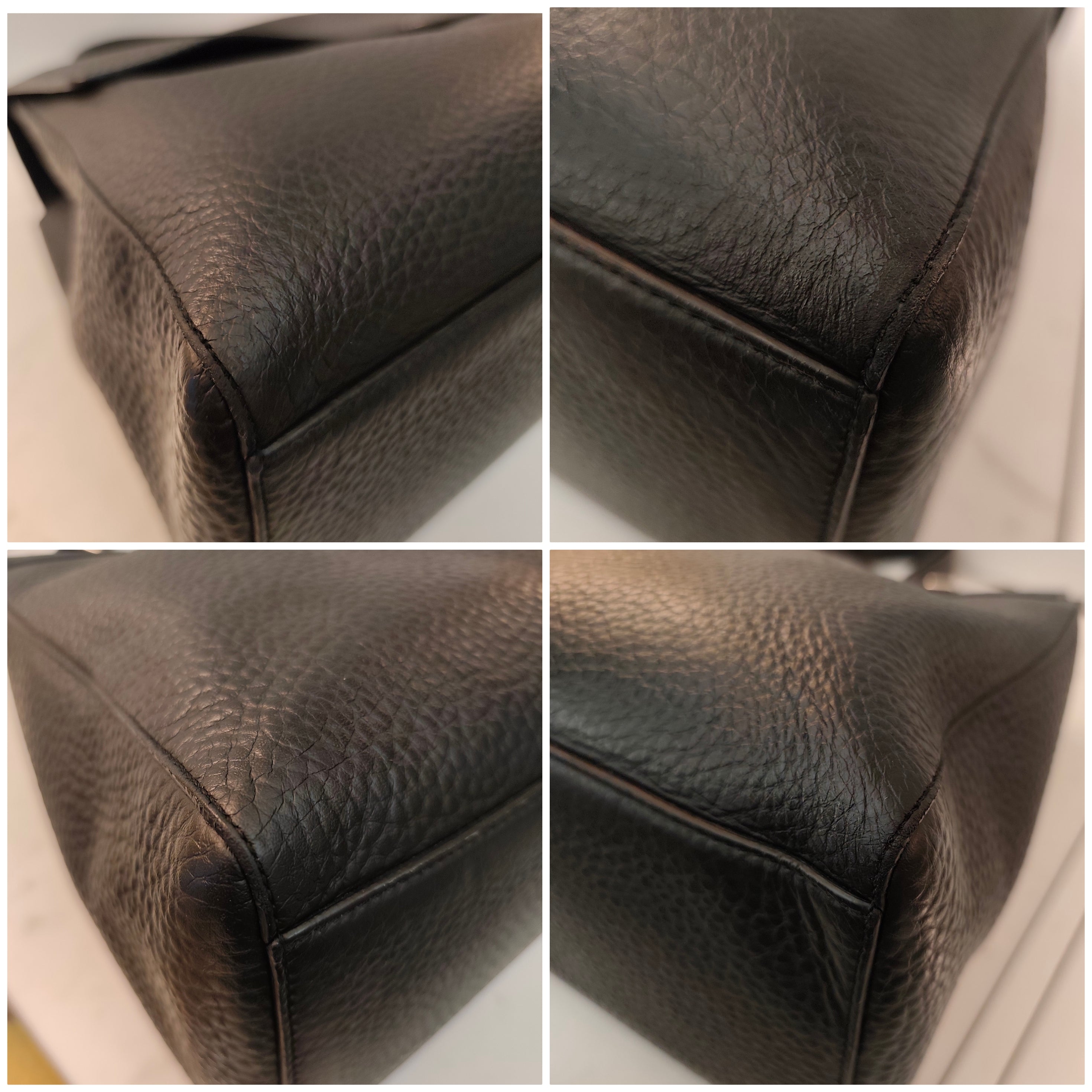 Orciani – Sveva Soft Grande Pelle Martellata Nera