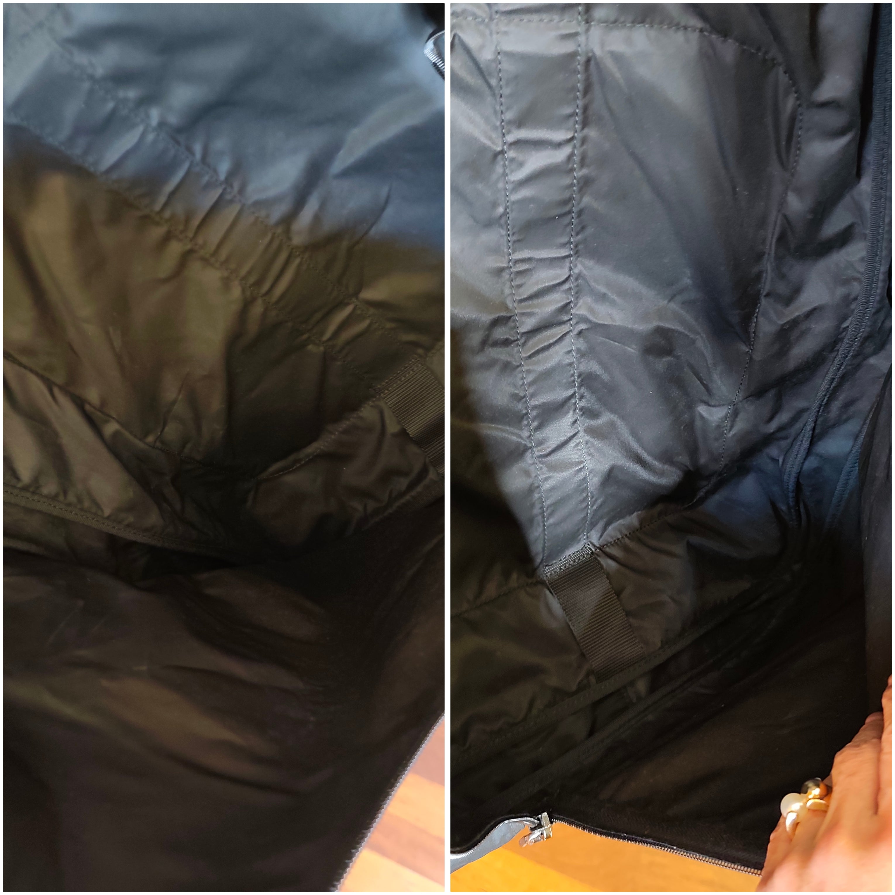 Prada - Borsone Porta Abiti da Viaggio in Re-Nylon e Pelle Saffiano Nera