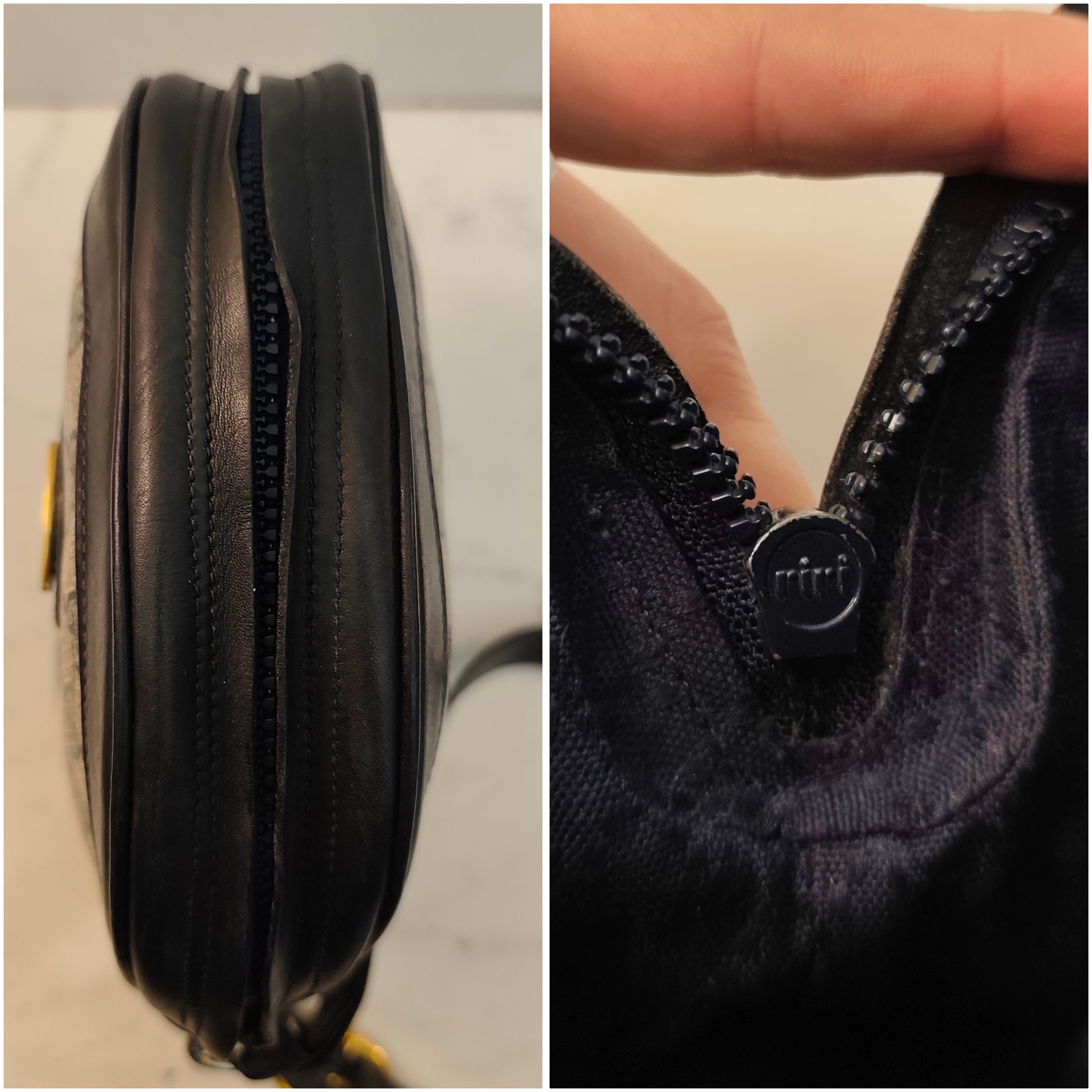 Gucci - Borsetta Tamburello a Tracolla “GG” Blu Vintage