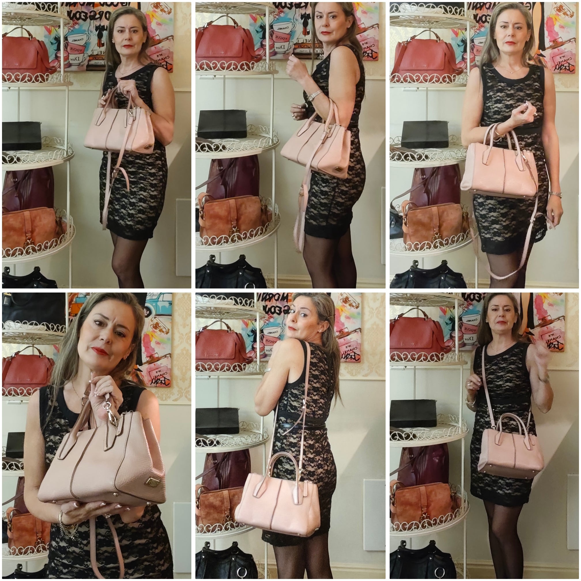 Tod's - “D-Styling Bag” – Borsa Tote a Spalla con Tracolla in Pelle