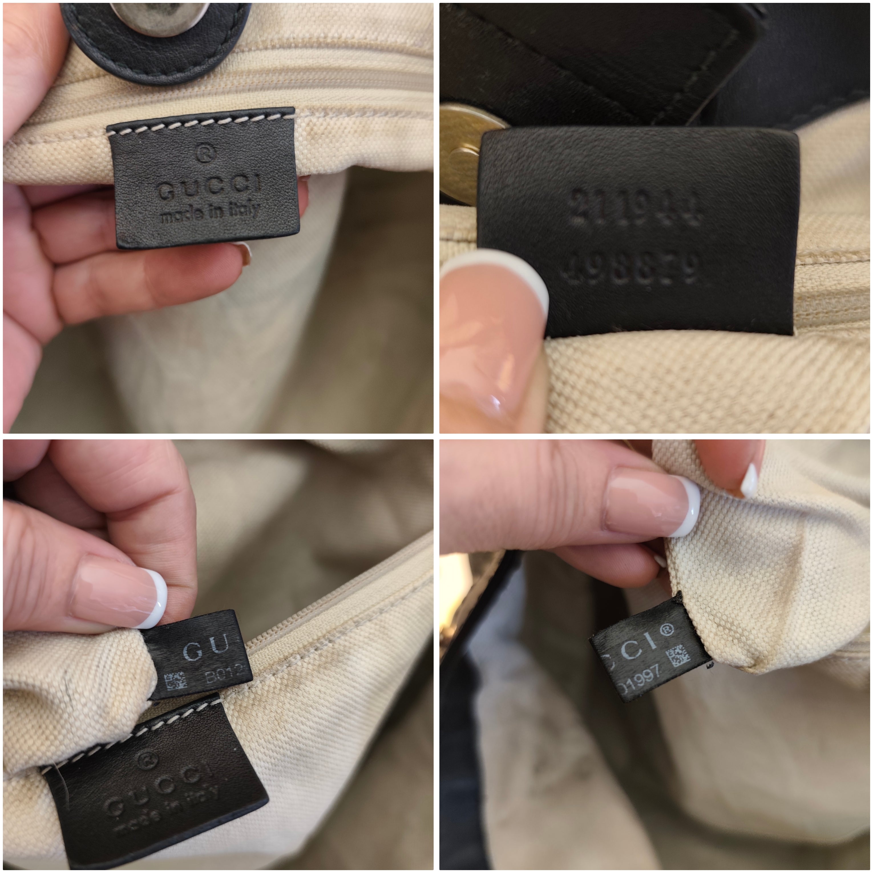 Gucci - Sukey Borsa a Spalla in Pelle "Guccissima" Nera