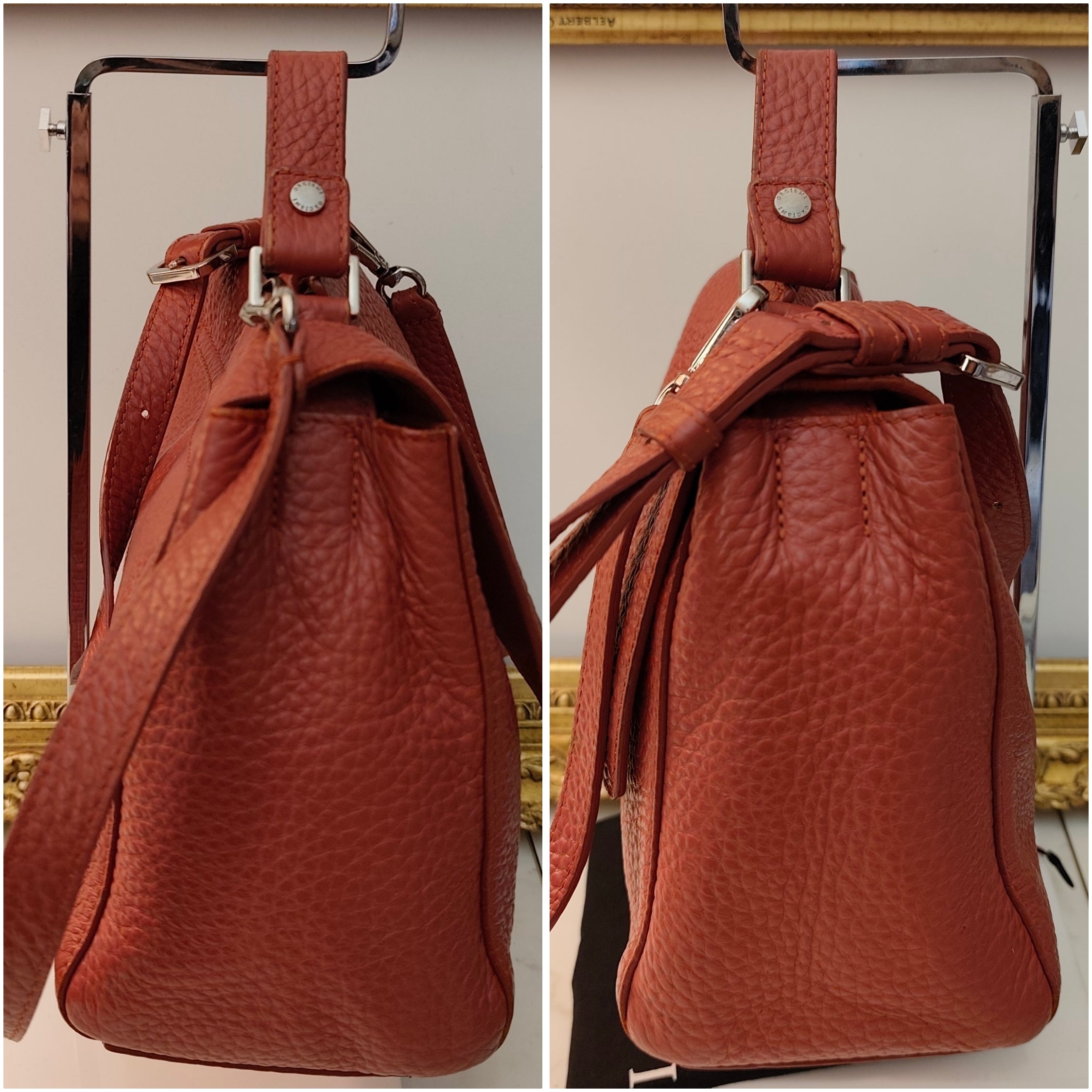 Orciani - Borsa Sveva Media in Pelle Terracotta