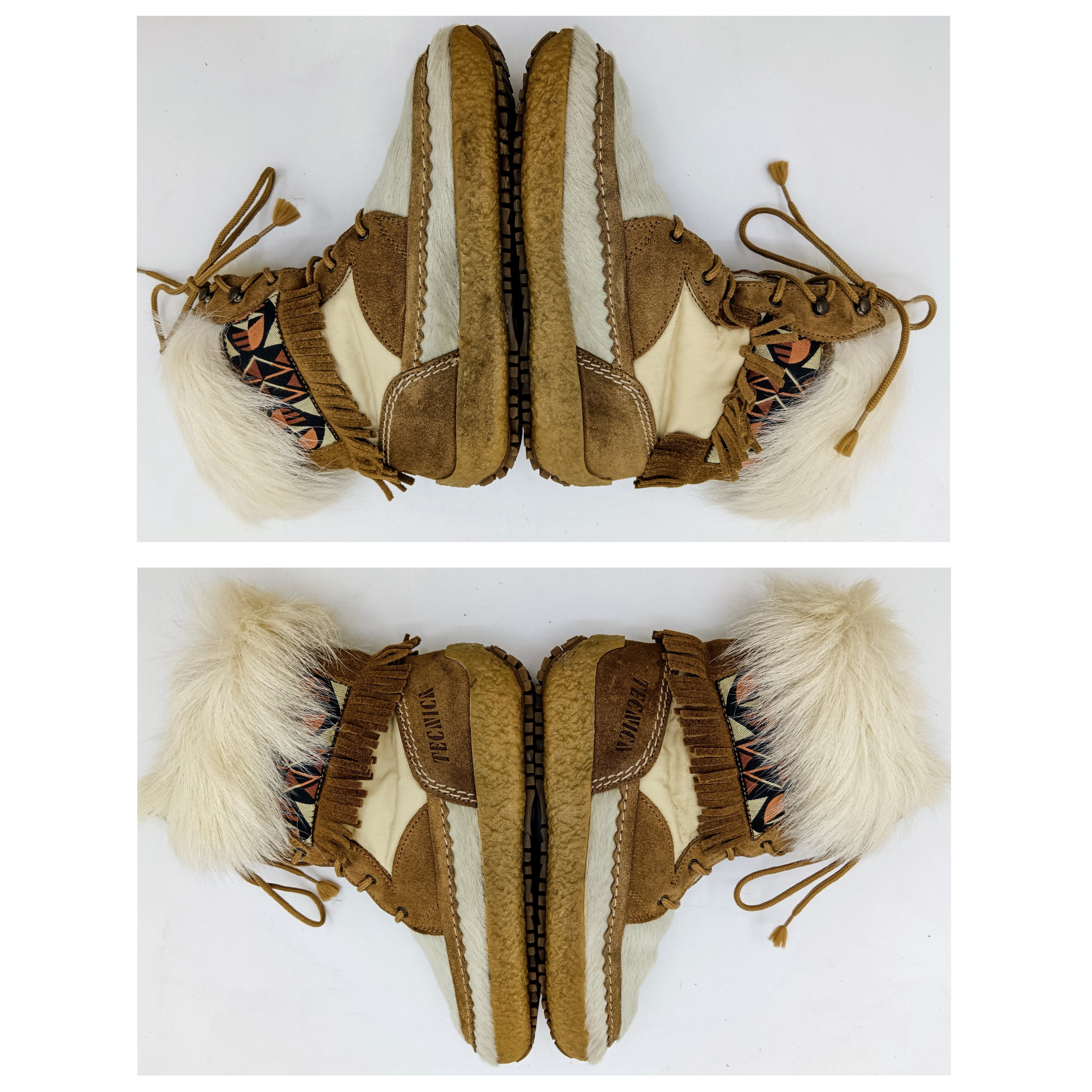MoonBoot – Doposci Stivaletti da Neve in Pelle e Pelo Vintage