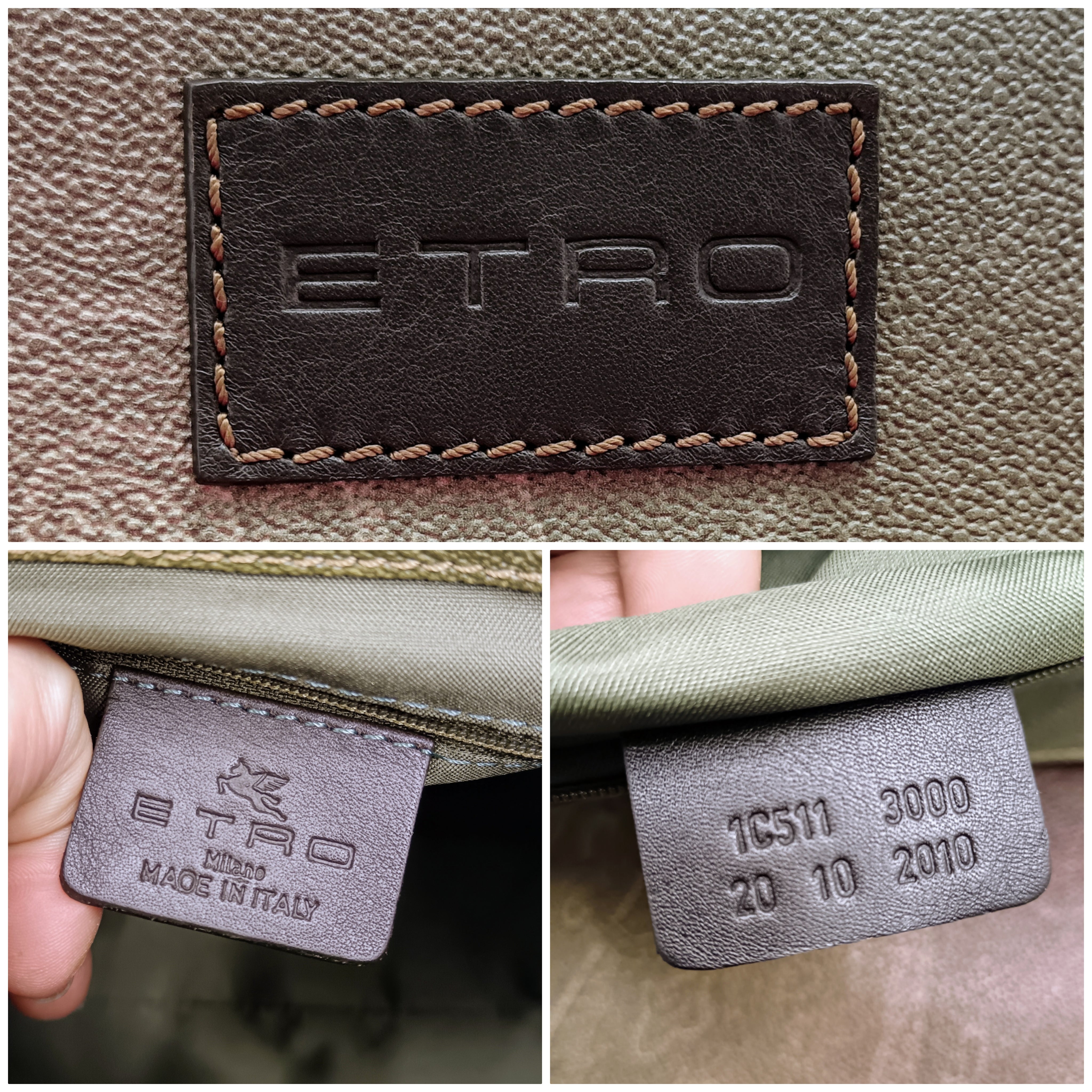 Etro - Cartella Messenger Postina a Tracolla in Paisley Jacquard Nuova