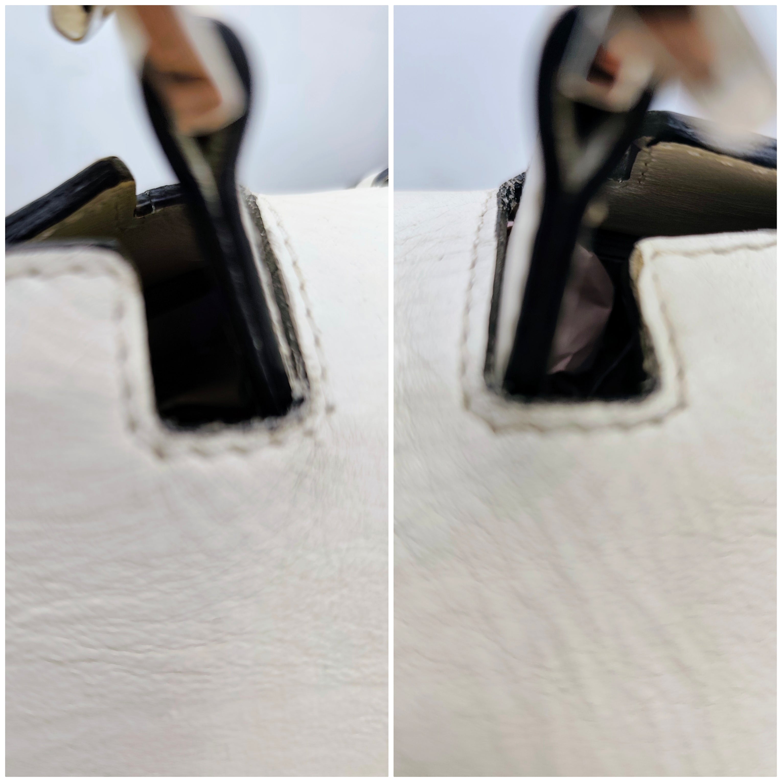 Orciani – Sveva Liberty Mesh Media Pelle Bianco Latte
