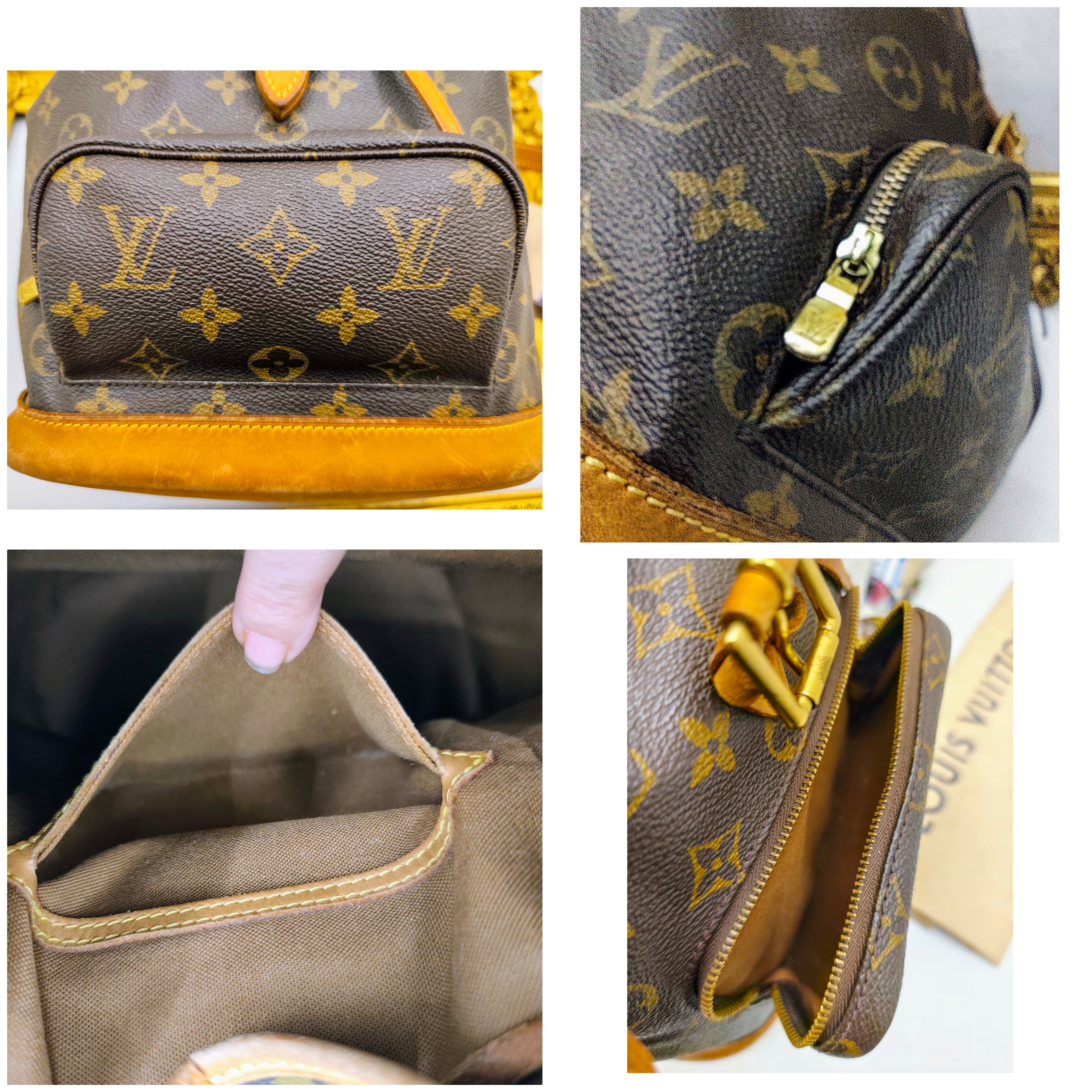 Louis Vuitton - Zaino MONTSOURIS MM – Monogram Vintage