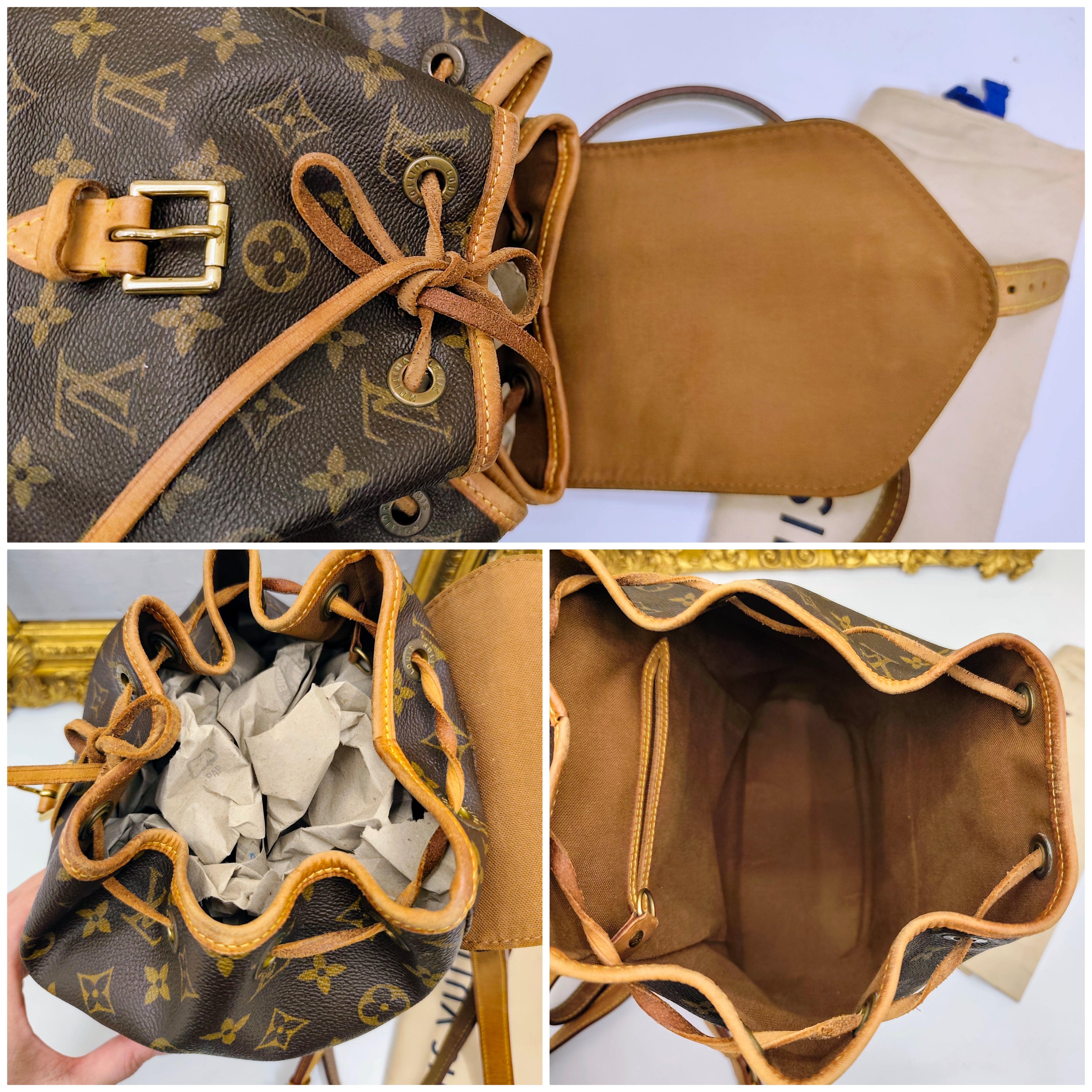 Louis Vuitton - Zaino MONTSOURIS MM – Monogram Vintage