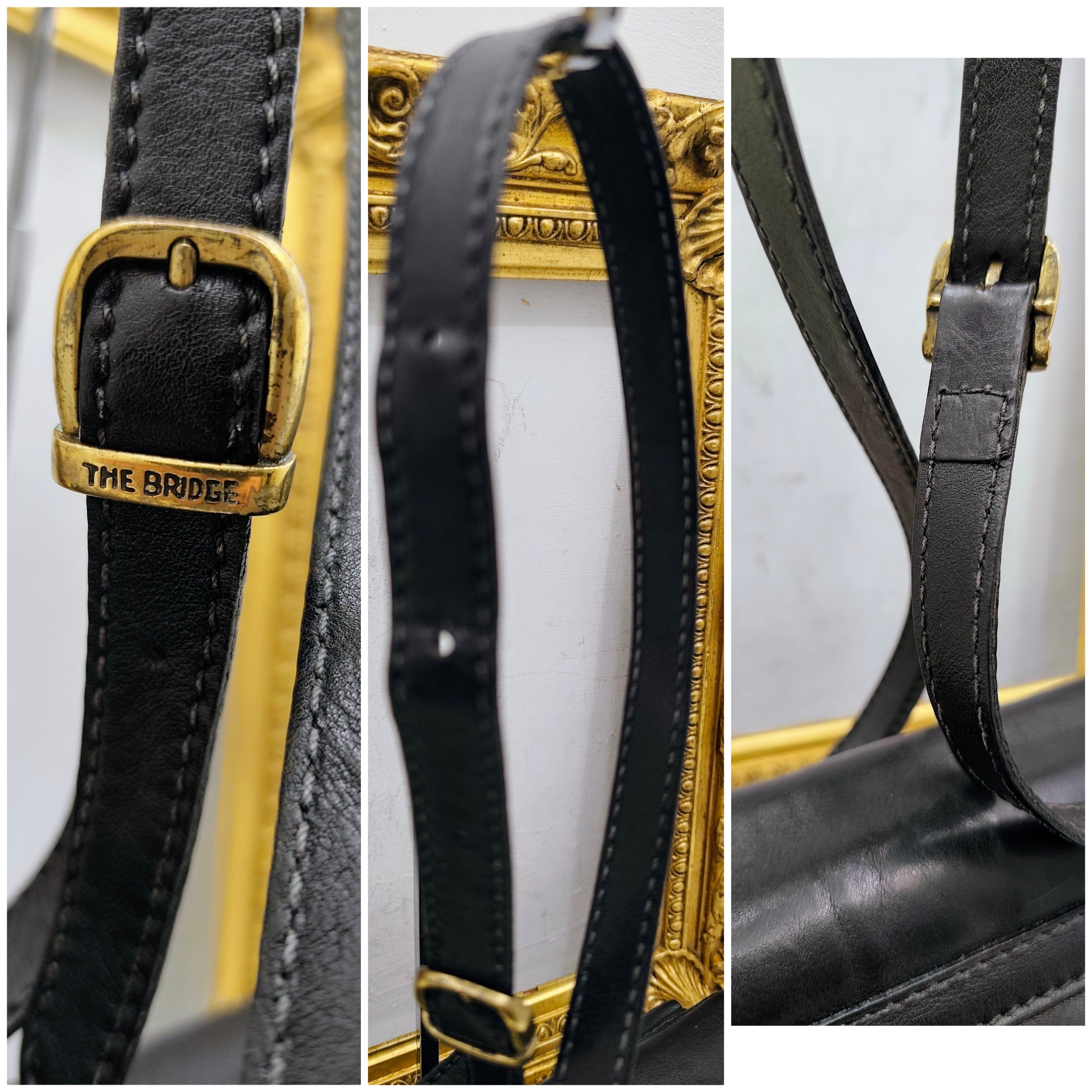 The Bridge – Postina Camera Bag Pelle Nera Linea Story