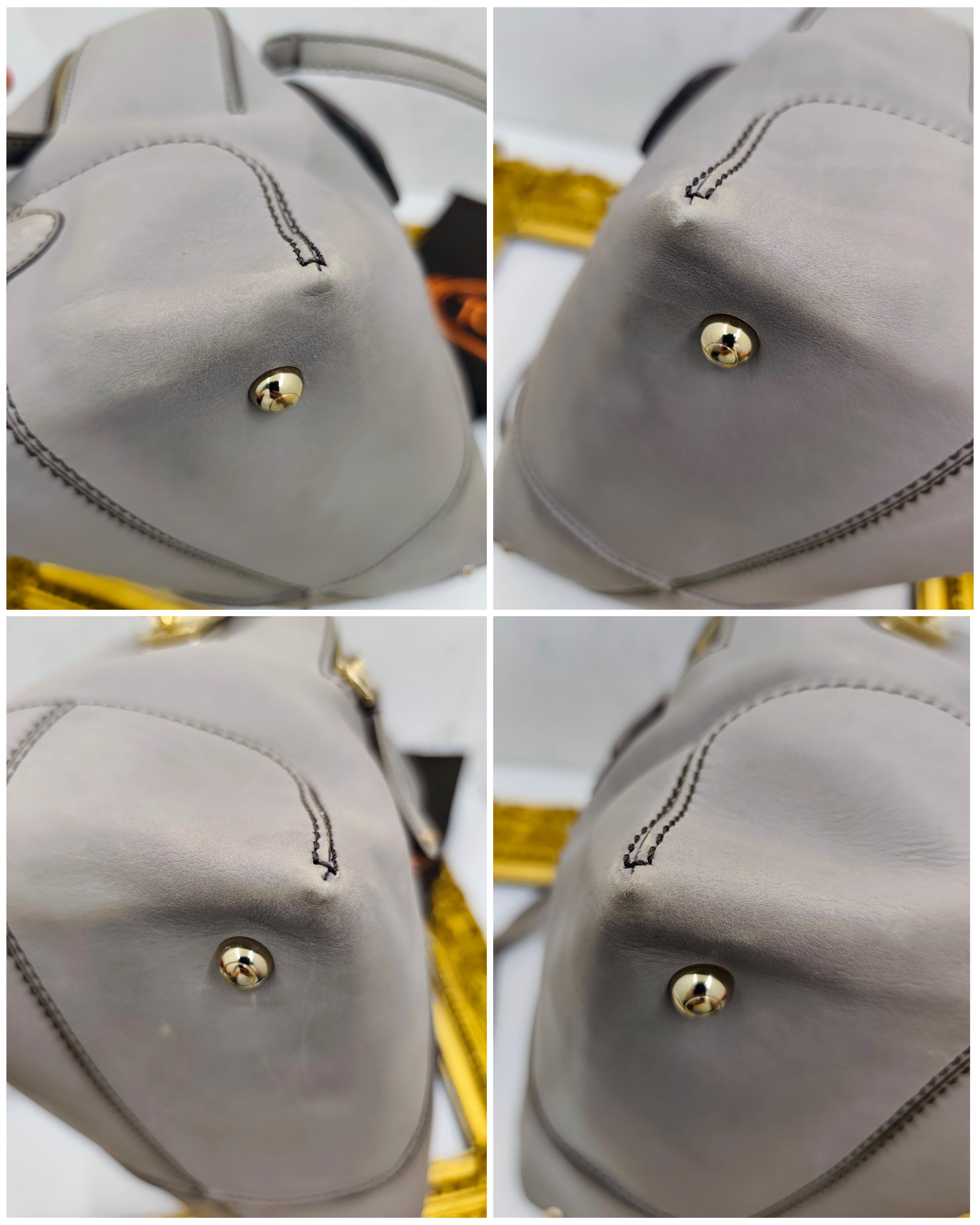 Tod's – Bauletto "D-Styling" pelle grigio perla con tracolla