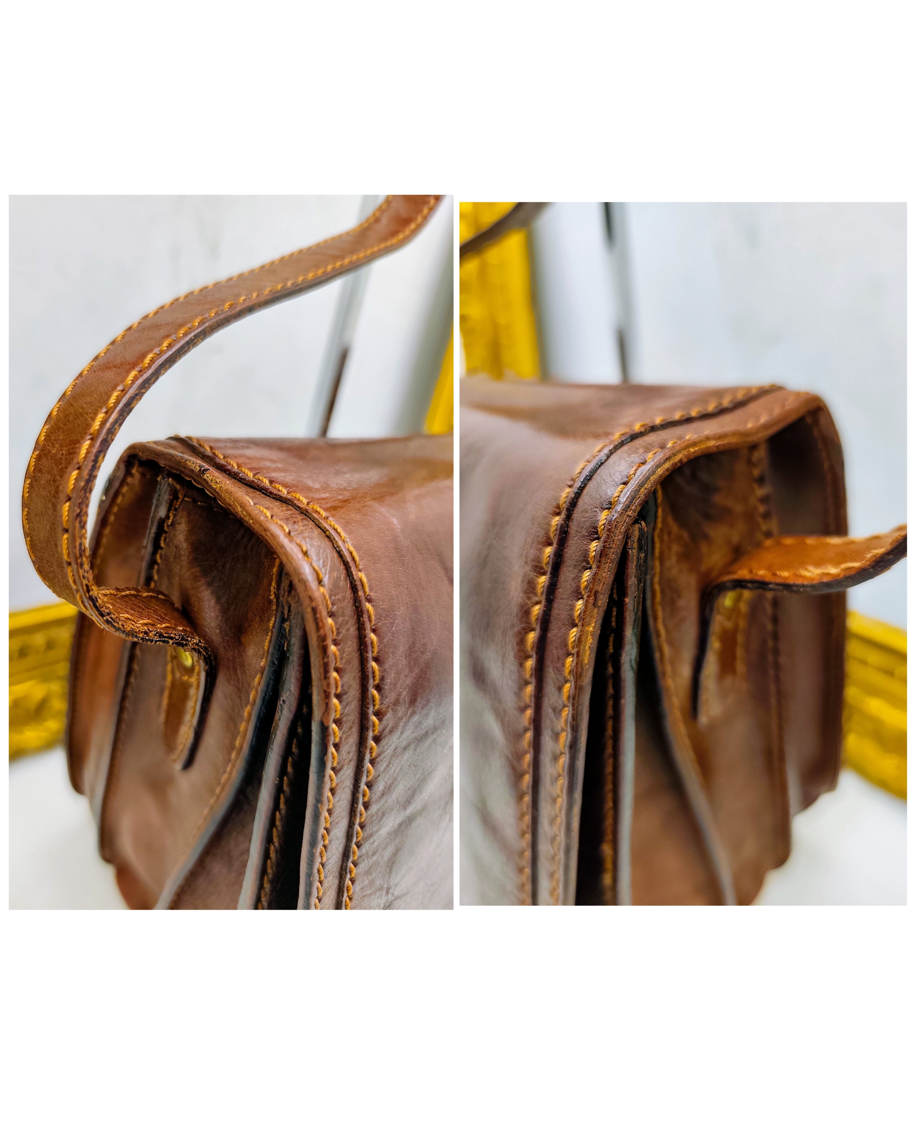 The Bridge – Postina Camera Bag tracolla Pelle Linea Story Vintage