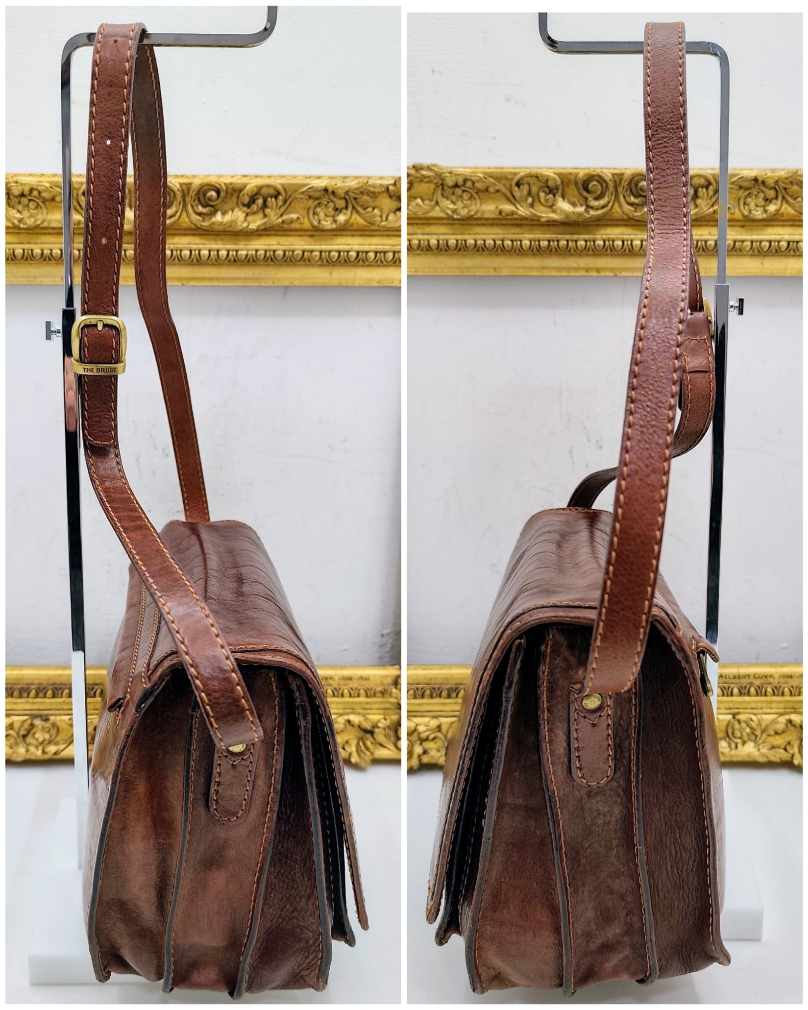 The Bridge – Postina Camera Bag tracolla Pelle Linea Story Vintage