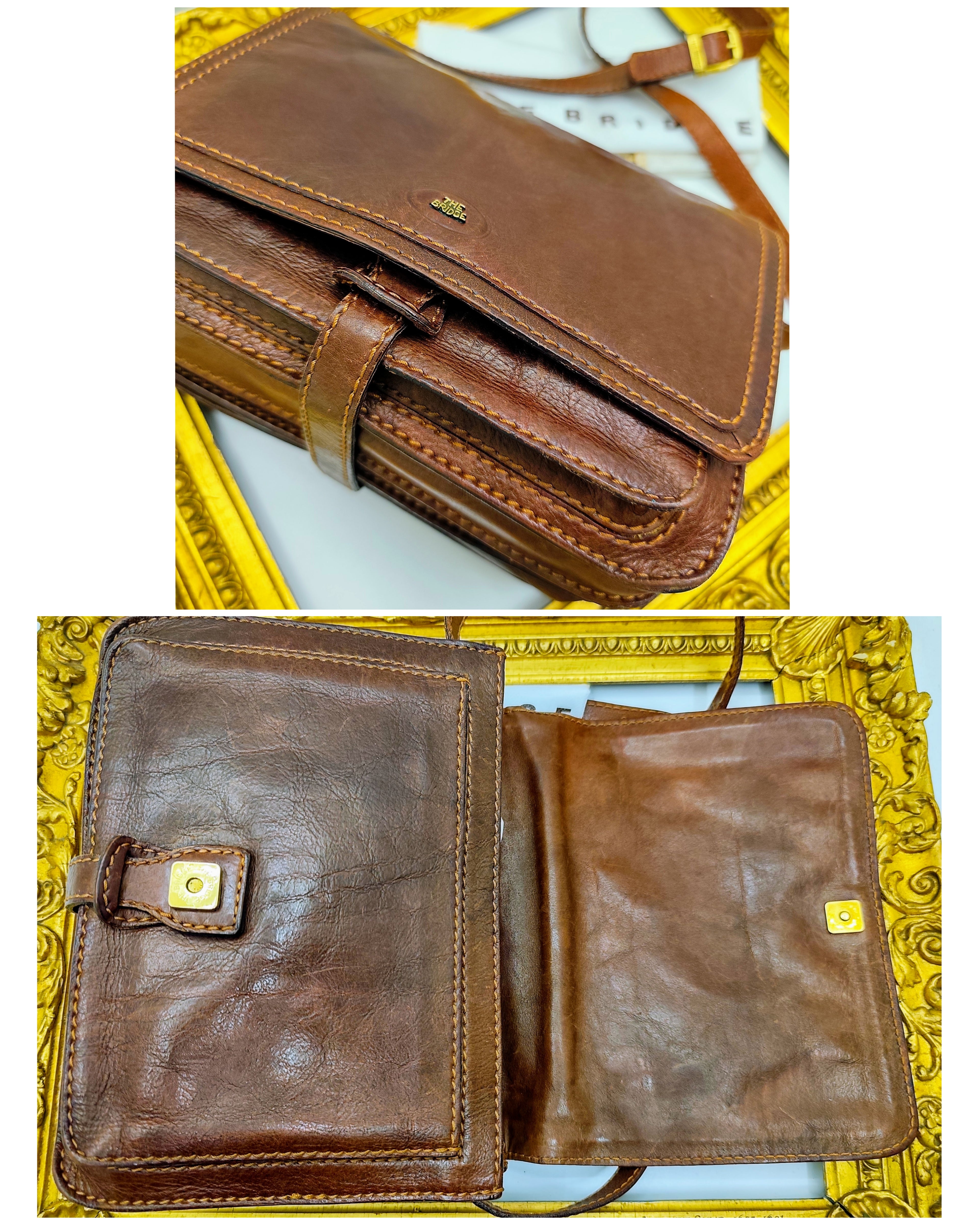 The Bridge – Postina Camera Bag tracolla Pelle Linea Story Vintage