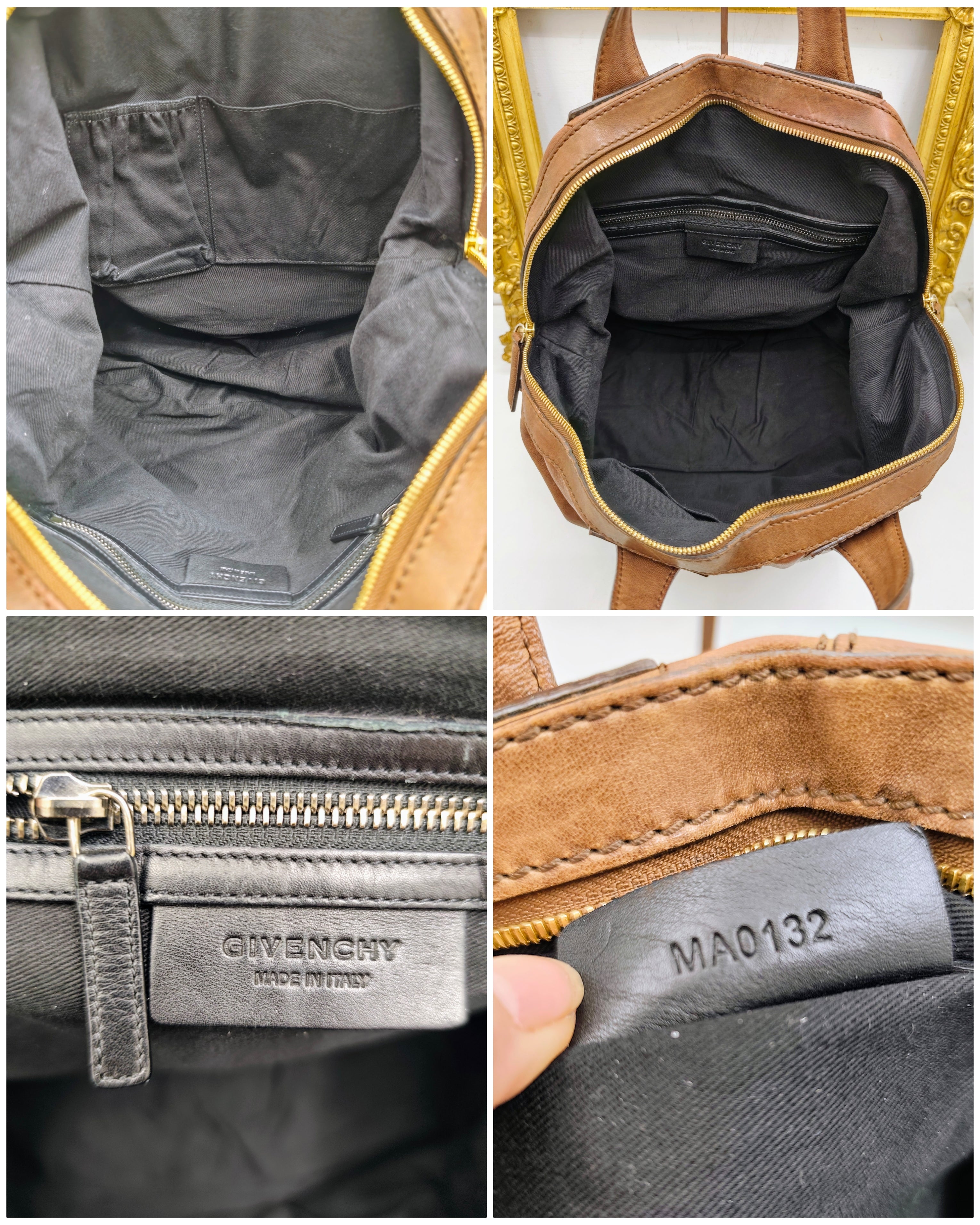 Givenchy – Borsa Shopper “Nightingale” in Pelle Nocciola
