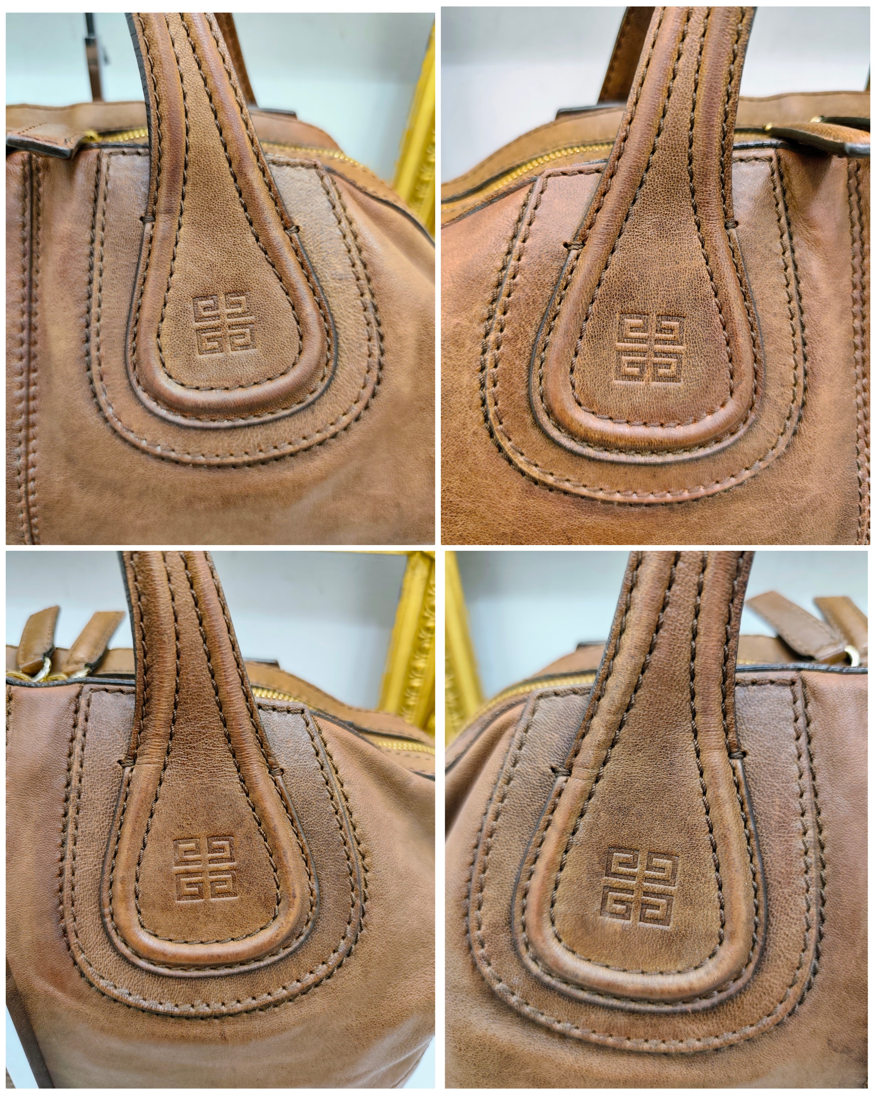 Givenchy – Borsa Shopper “Nightingale” in Pelle Nocciola