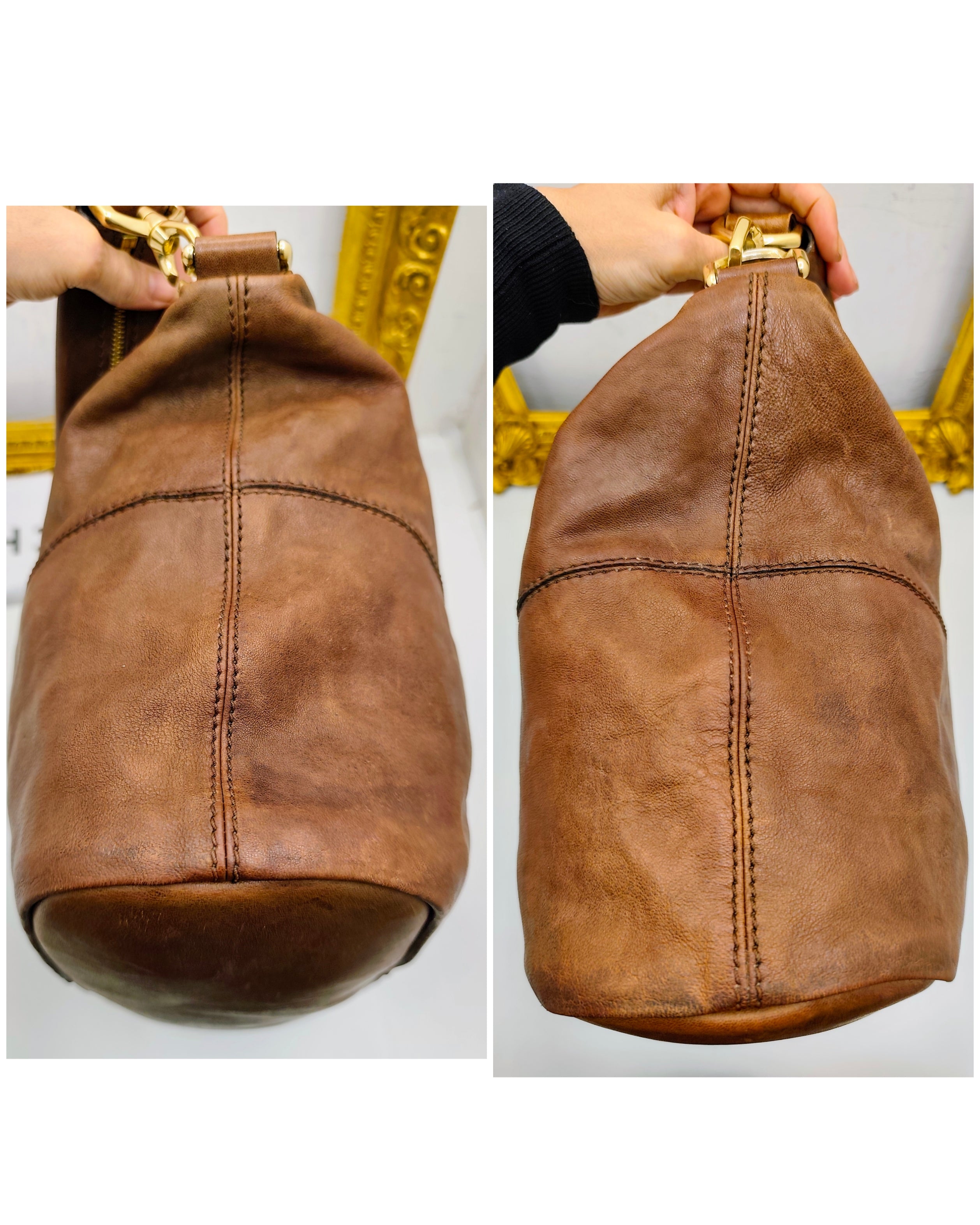 Givenchy – Borsa Shopper “Nightingale” in Pelle Nocciola