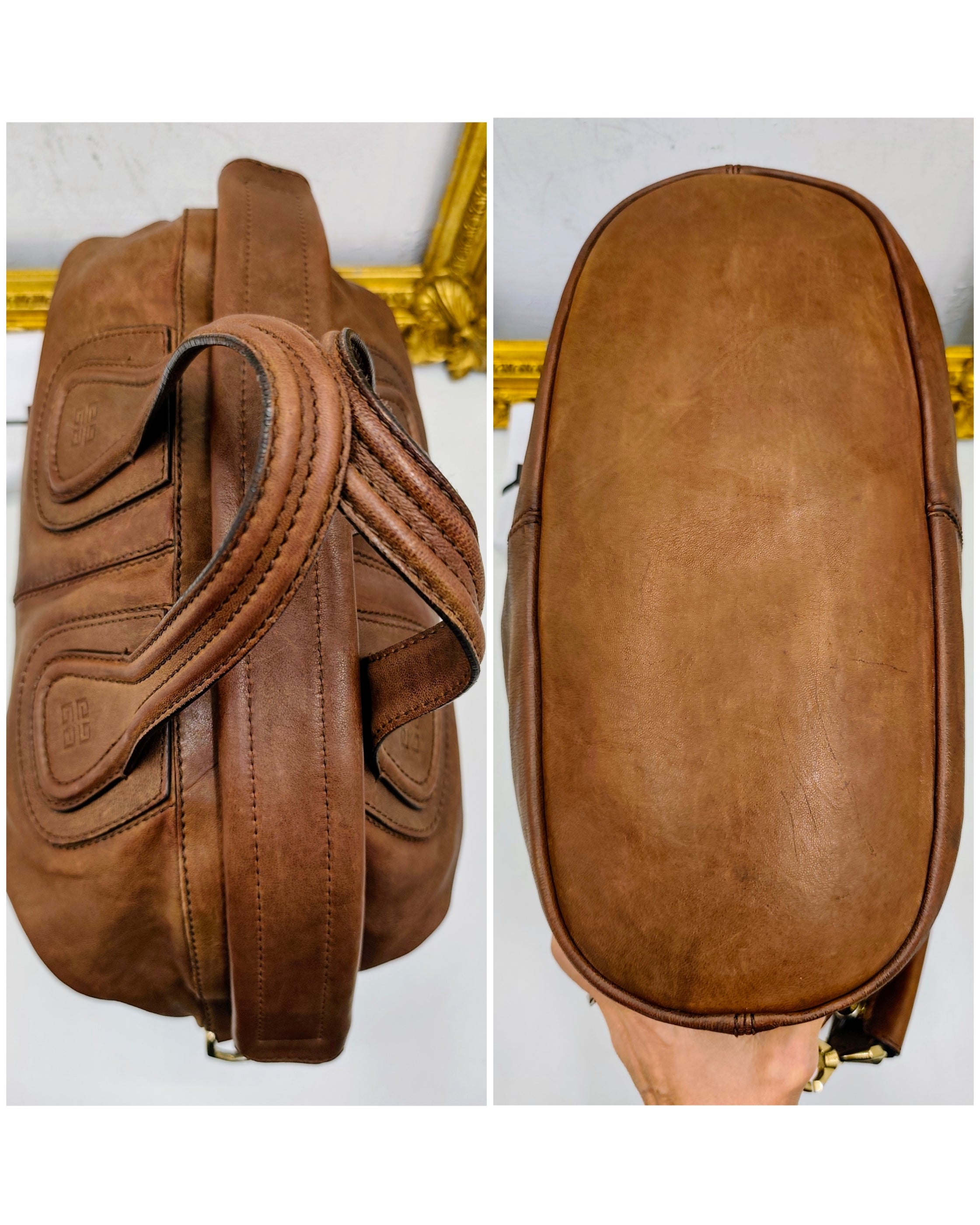 Givenchy – Borsa Shopper “Nightingale” in Pelle Nocciola