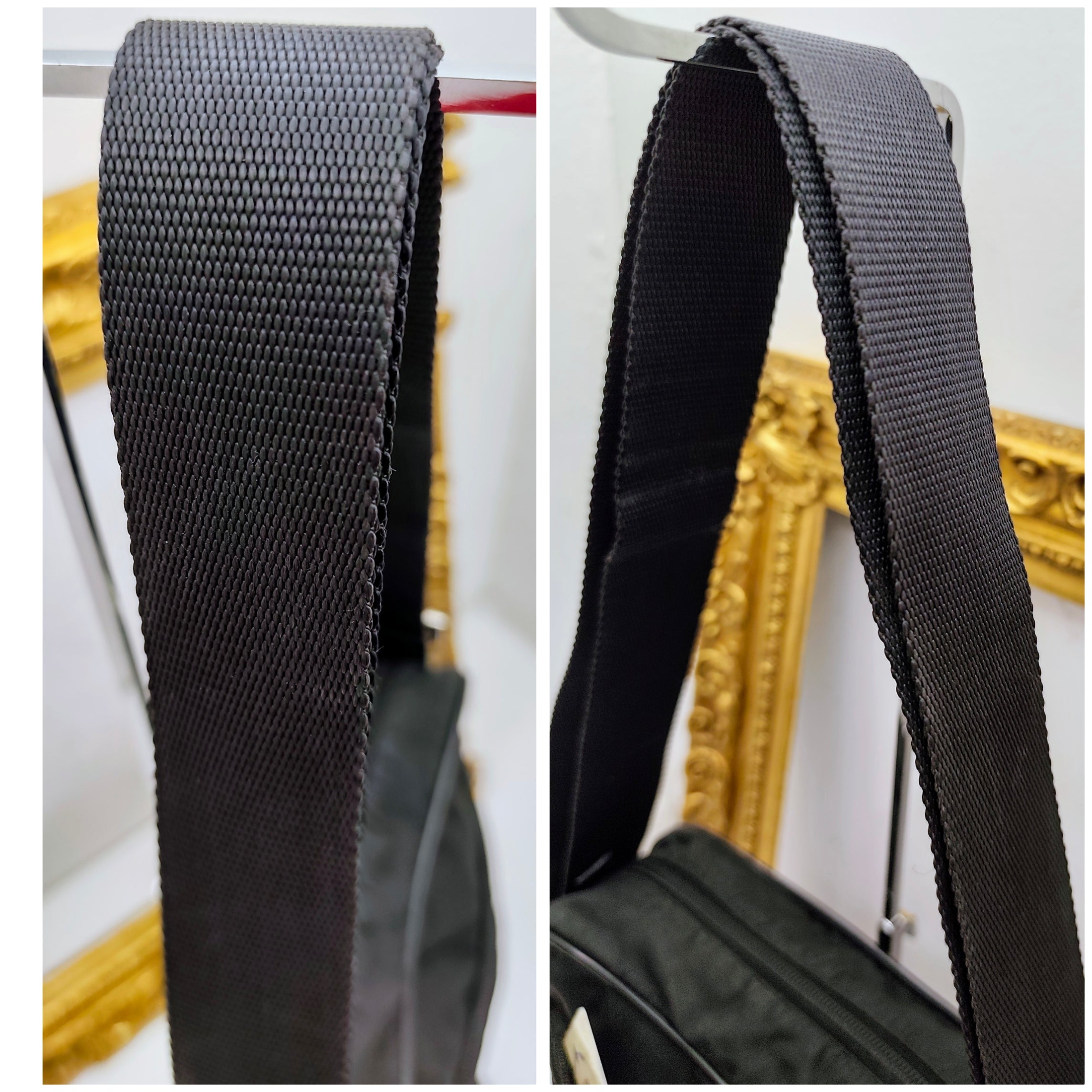 Prada – Borsello Unisex Nylon Nero con Tracolla