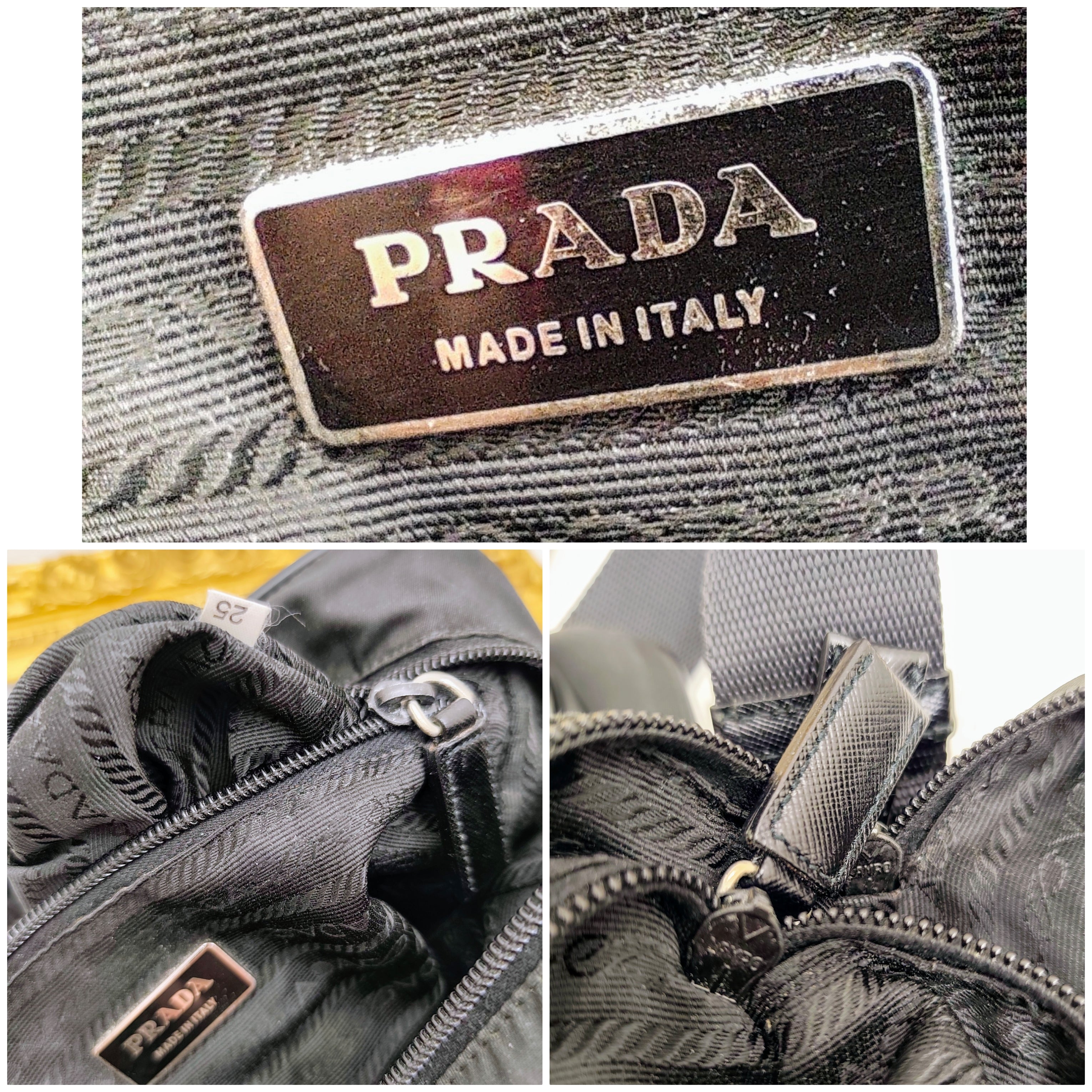 Prada – Borsello Unisex Nylon Nero con Tracolla