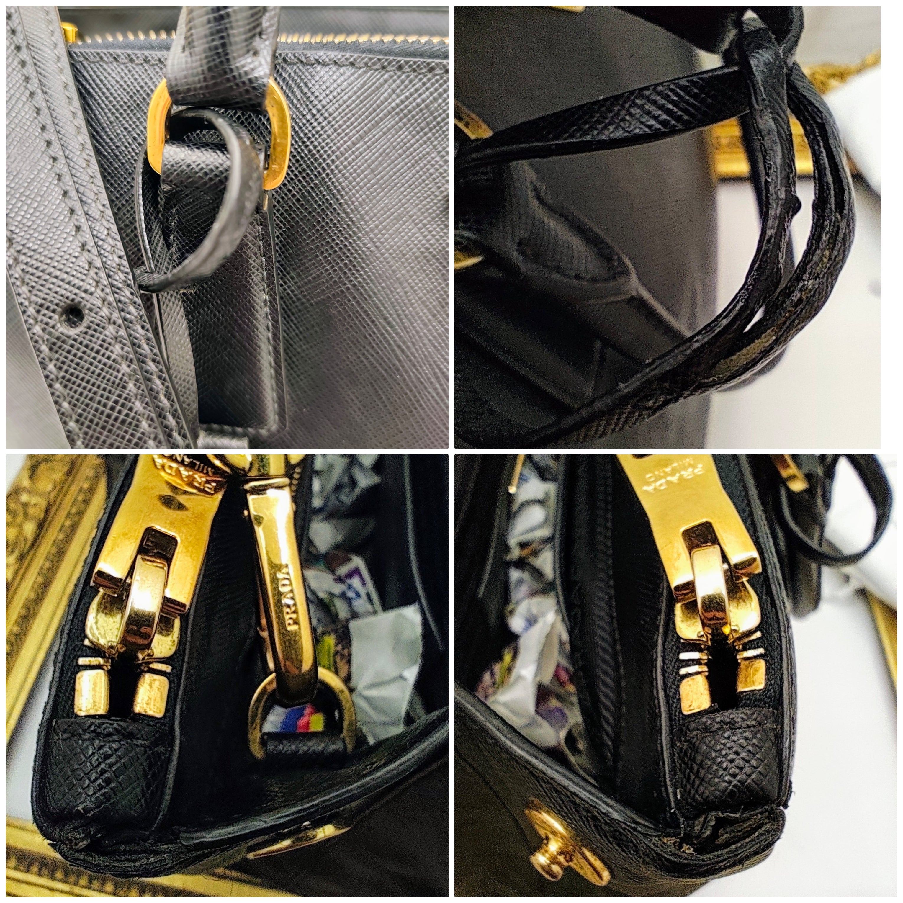 Prada – Galleria Grande Pelle Saffiano Nero
