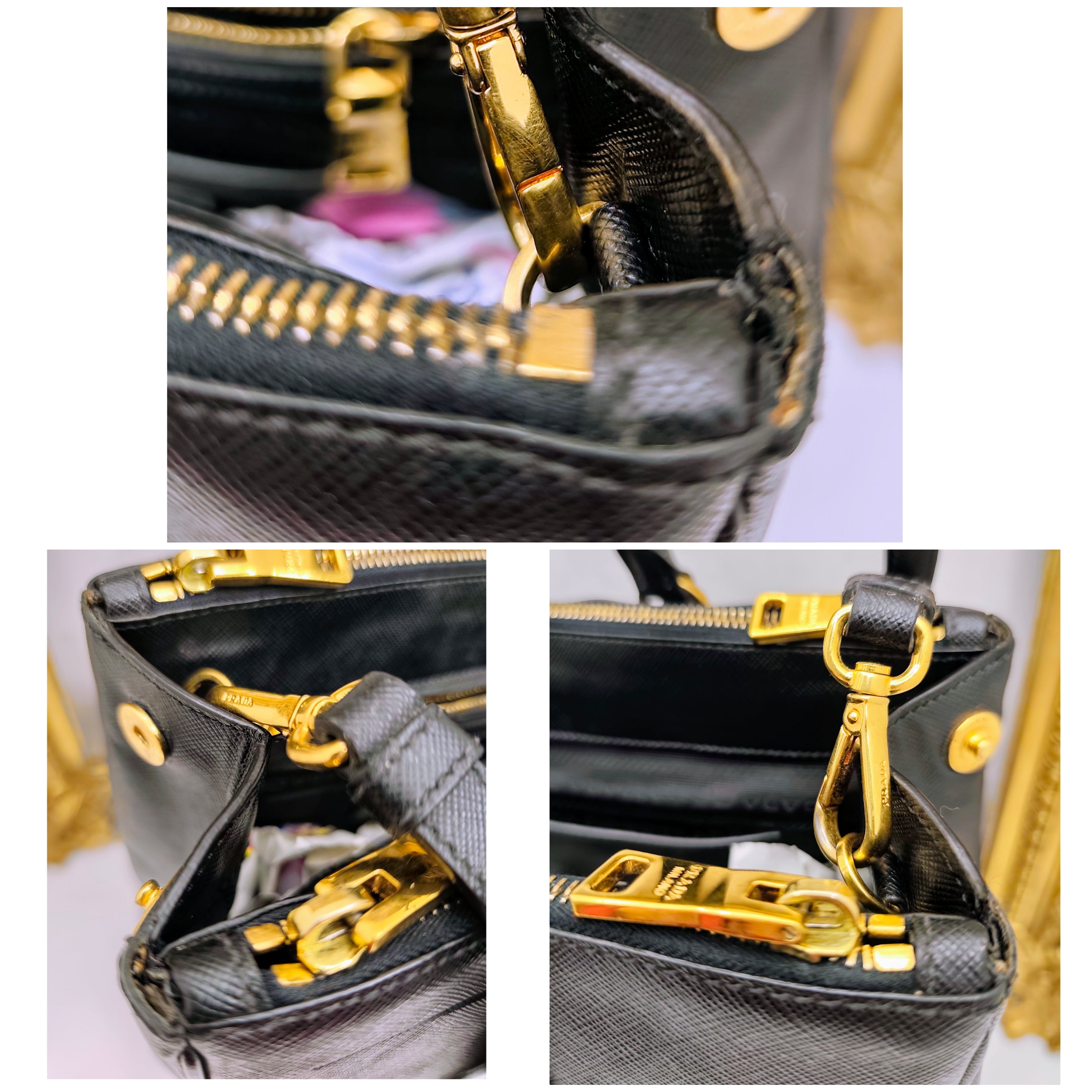 Prada – Galleria Grande Pelle Saffiano Nero