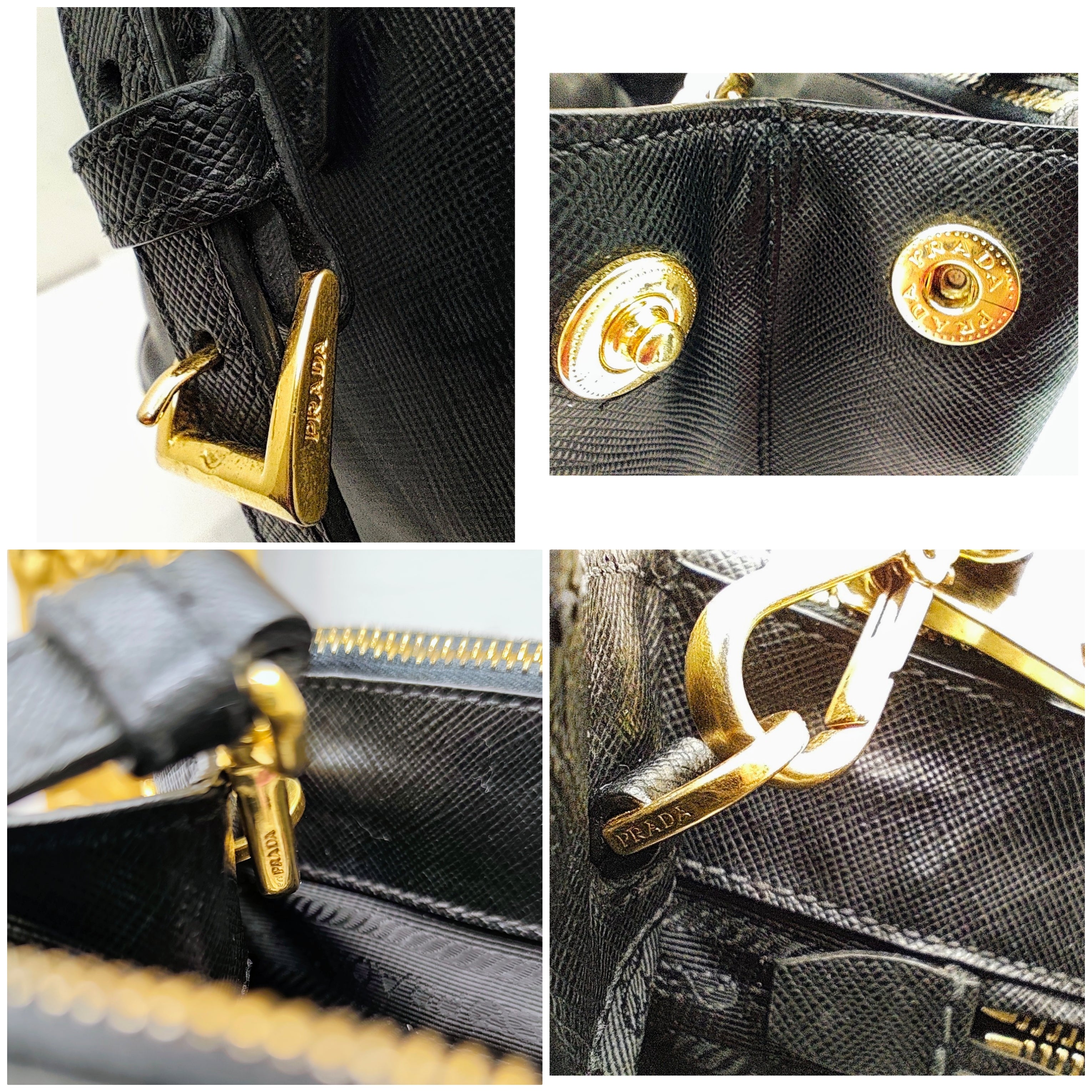 Prada – Galleria Grande Pelle Saffiano Nero