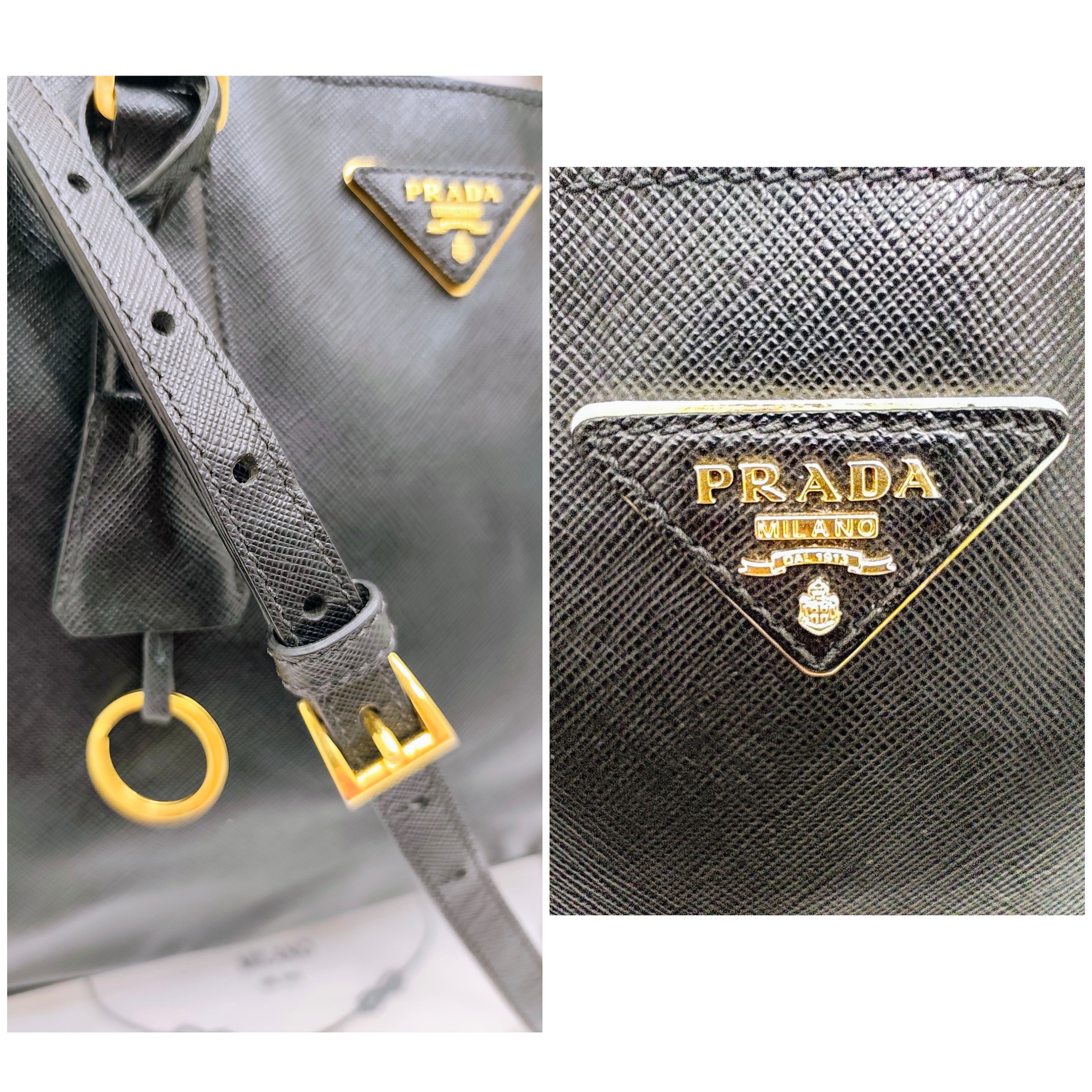 Prada – Galleria Grande Pelle Saffiano Nero