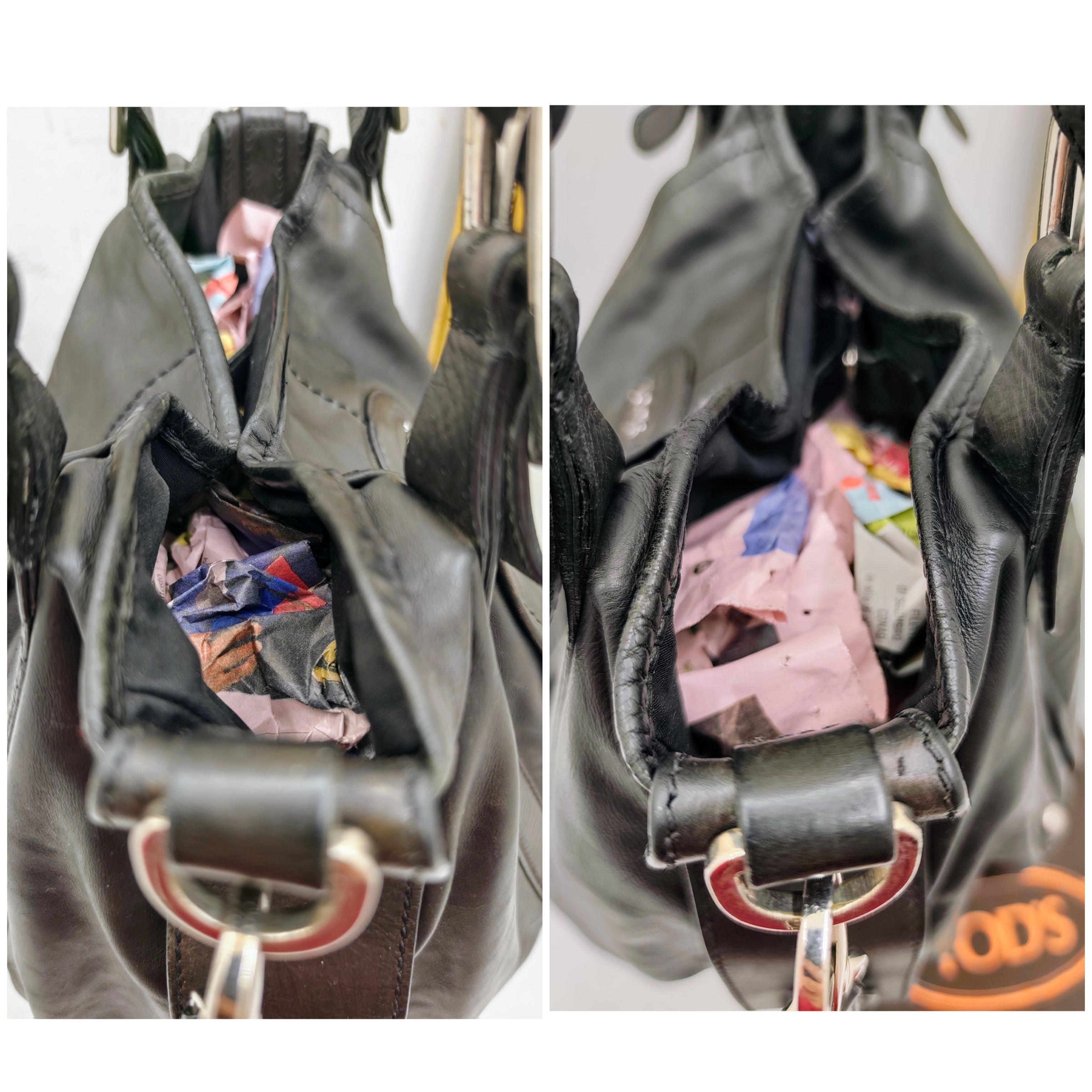 Tod’s – “D-Bag” Secchiello Pelle Nera con Tracolla