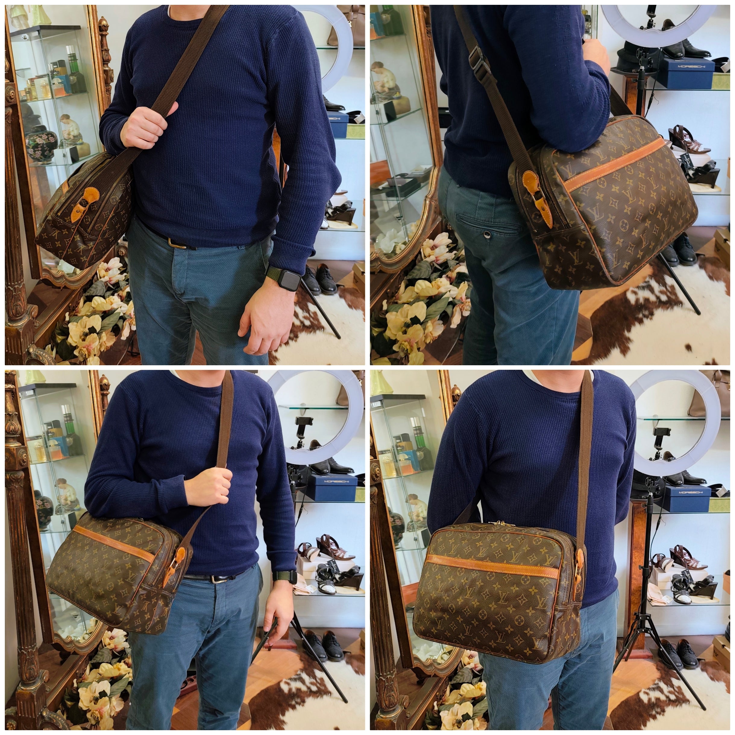 Louis Vuitton - Reporter GM Messenger Canvas Monogram Vintage