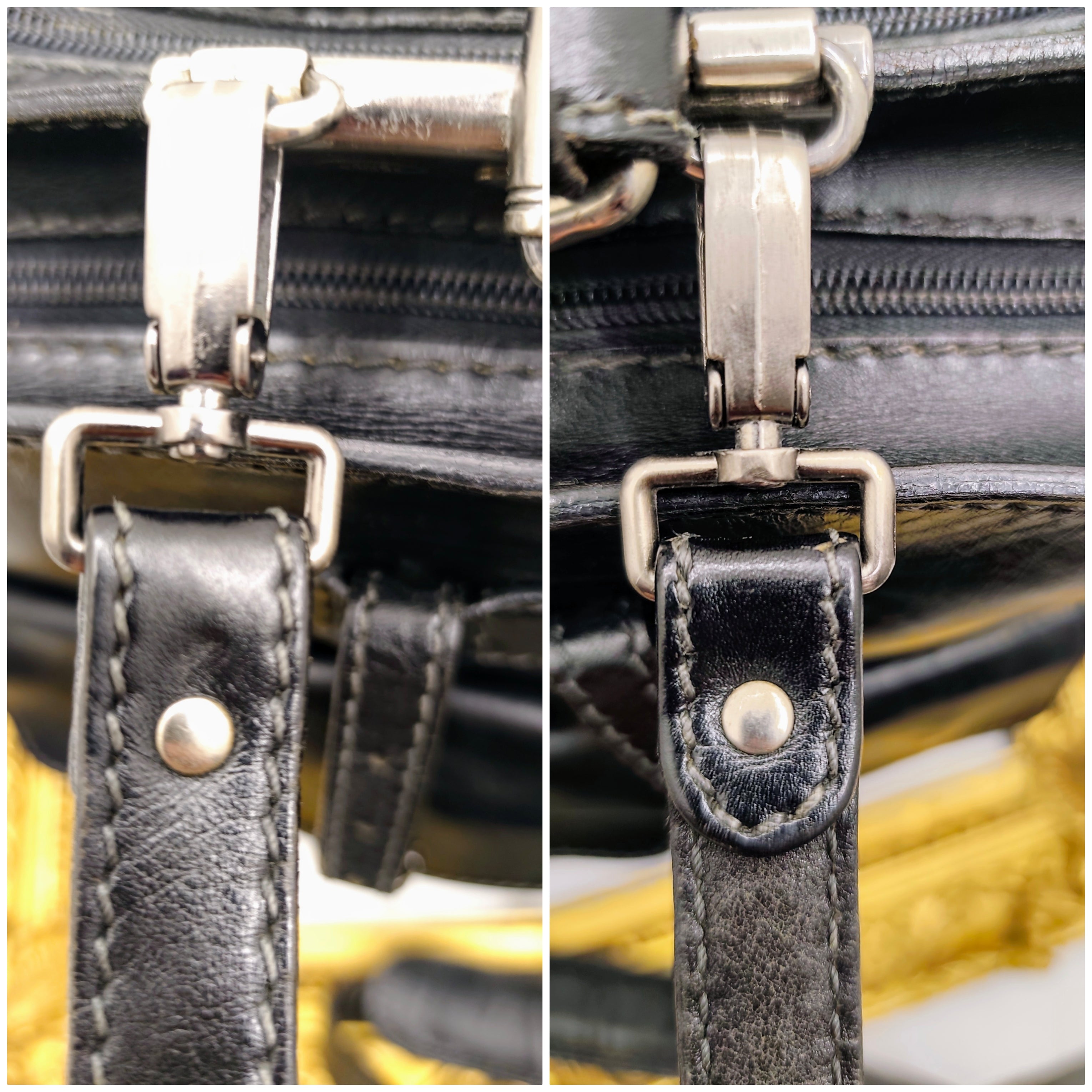 The Bridge – Cartella Porta Ombrello Pelle Nera Linea Story Vintage