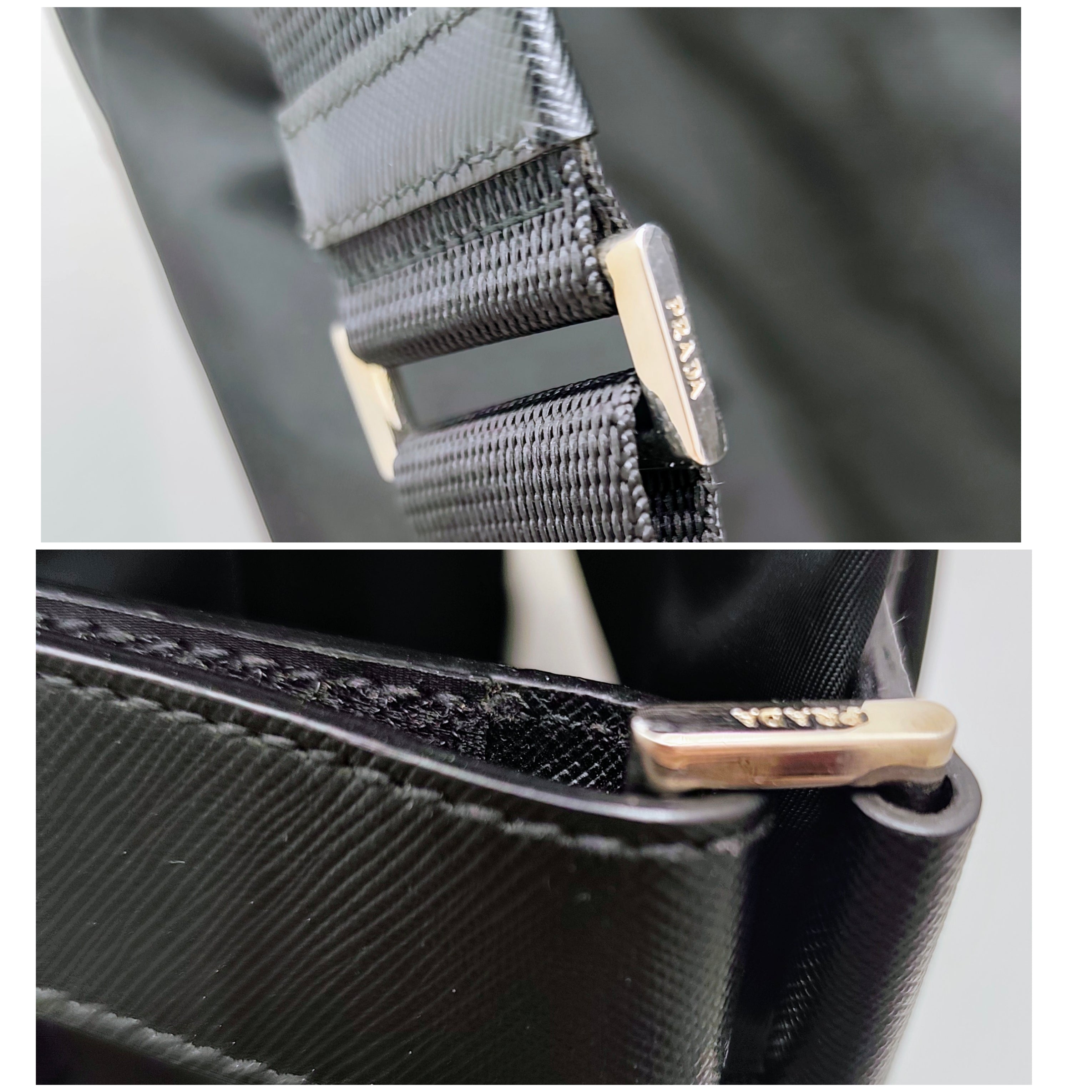 Prada - Borsone Porta Abiti da Viaggio in Re-Nylon e Pelle Nera