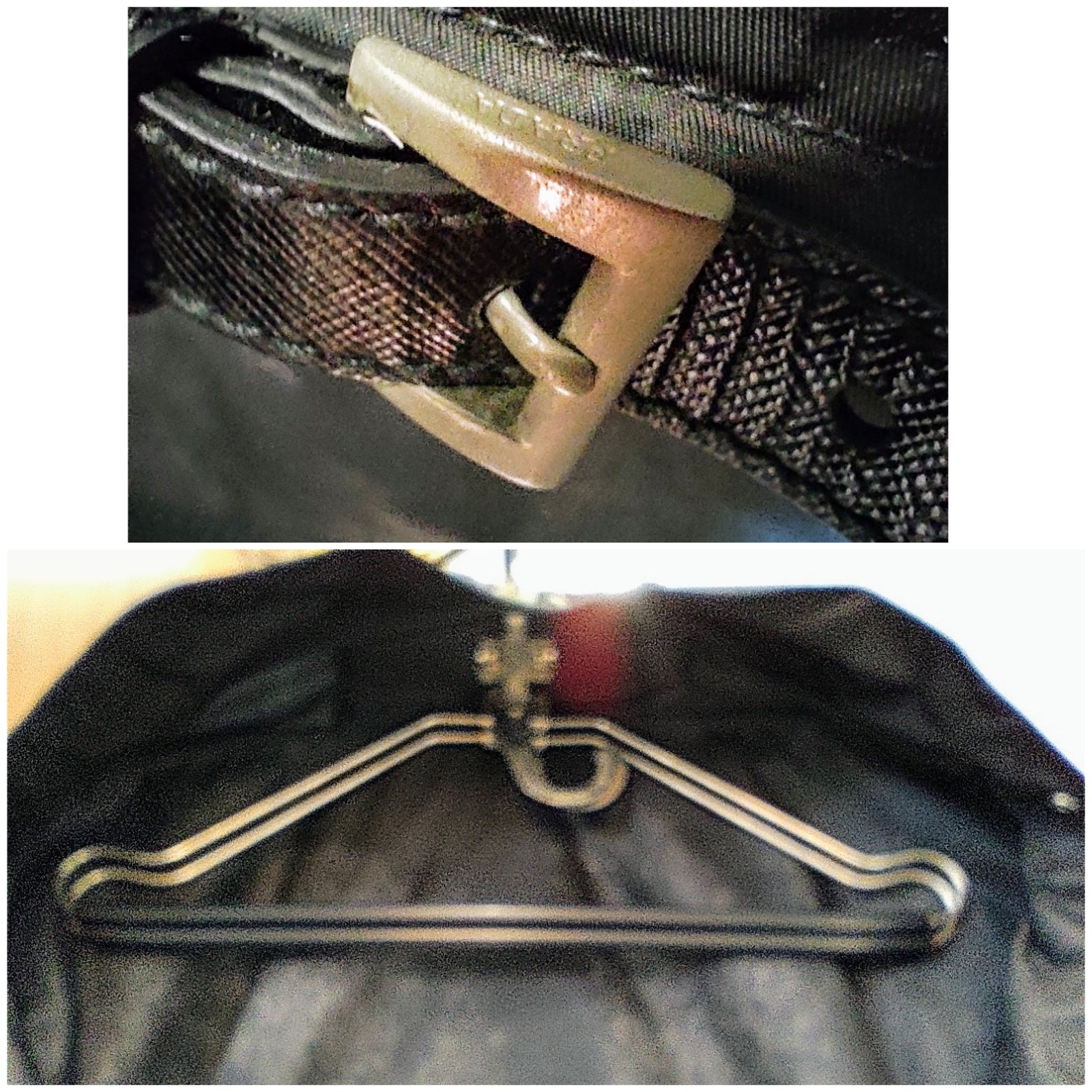Prada - Borsone Porta Abiti da Viaggio in Re-Nylon e Pelle Nera