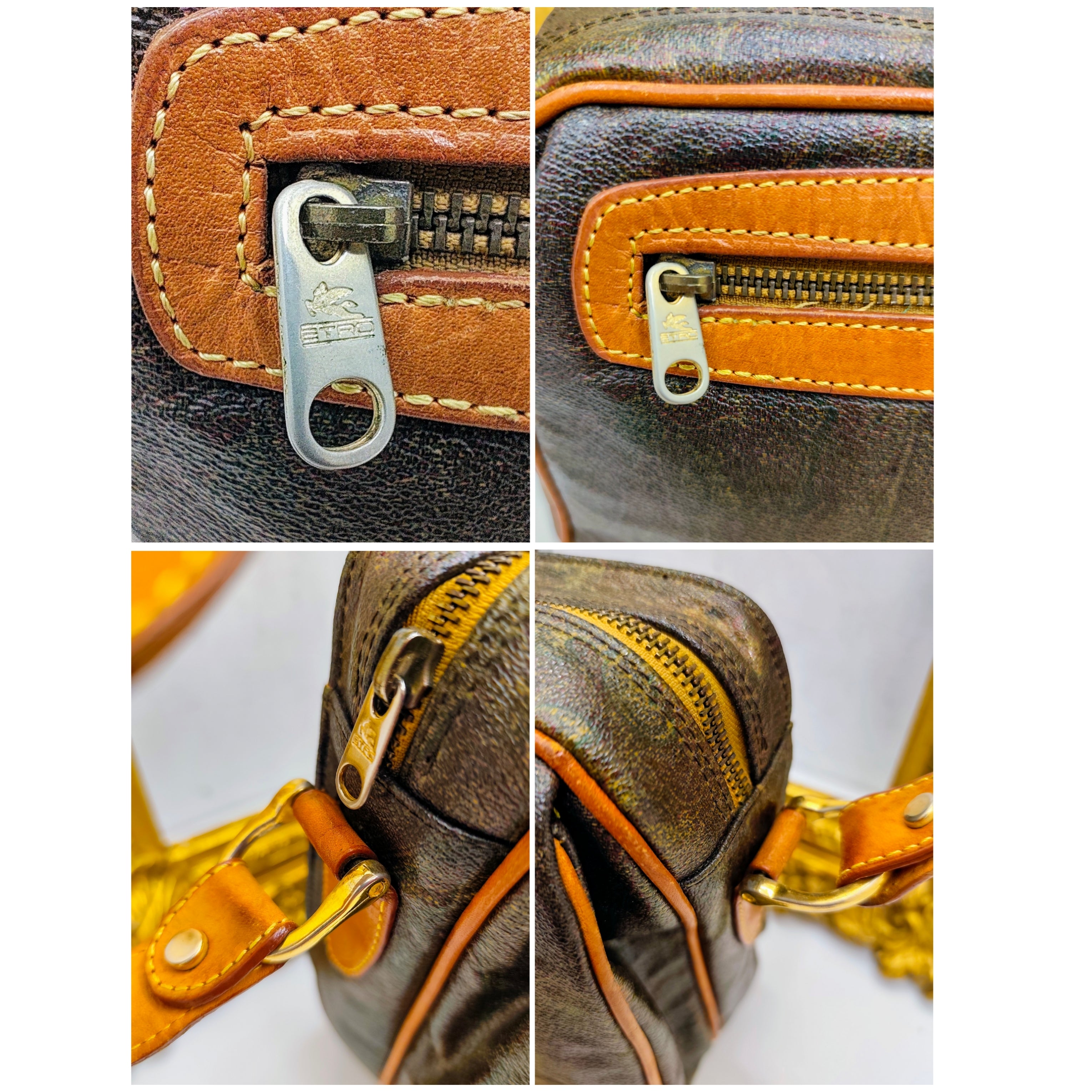 Etro - Camera Bag Postina Tracolla Canvas Paisley Jacquard Vintage