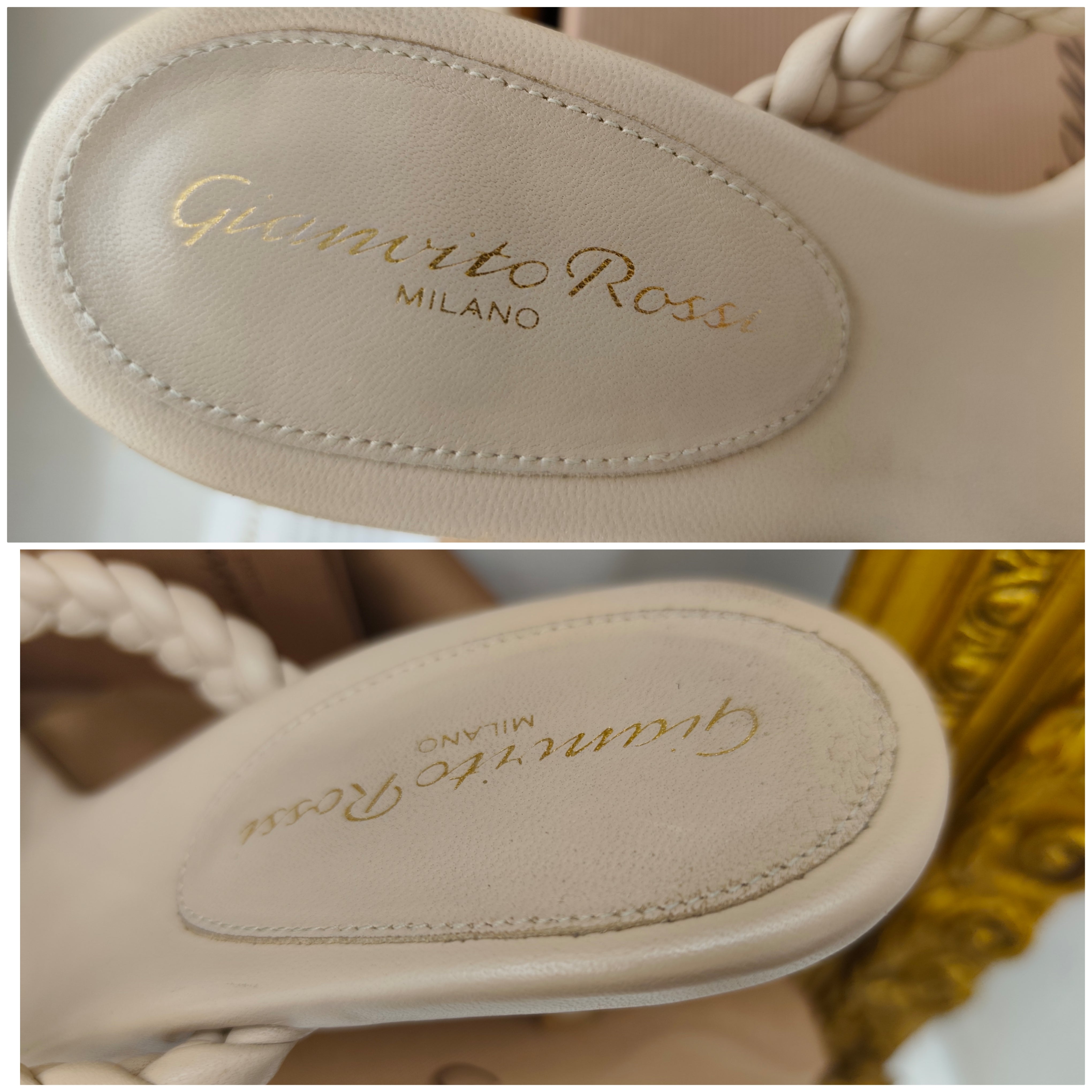 Gianvito Rossi – Sandali Marley 70 Pelle Nude Pari al Nuovo Full Set